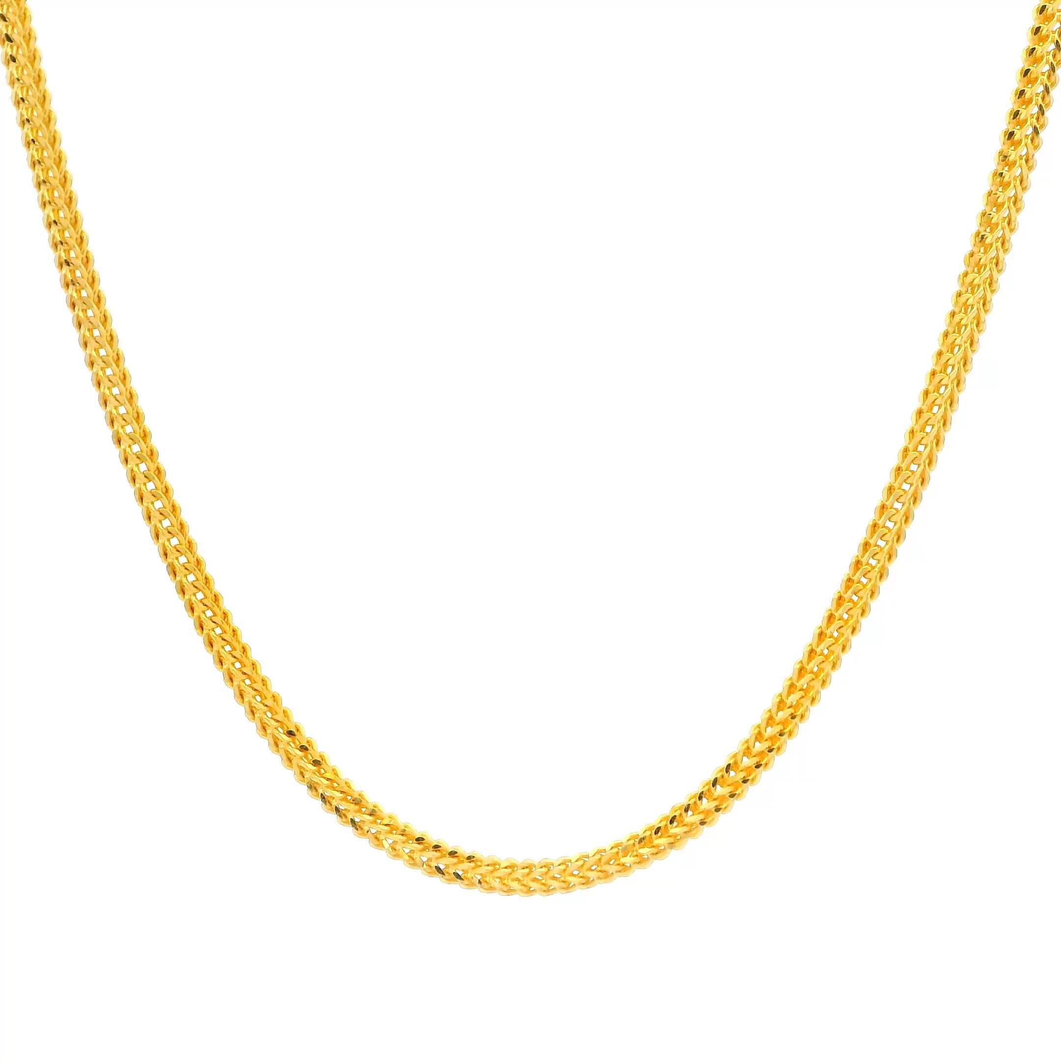 Pristine Glow 22K Gold Chain for Men