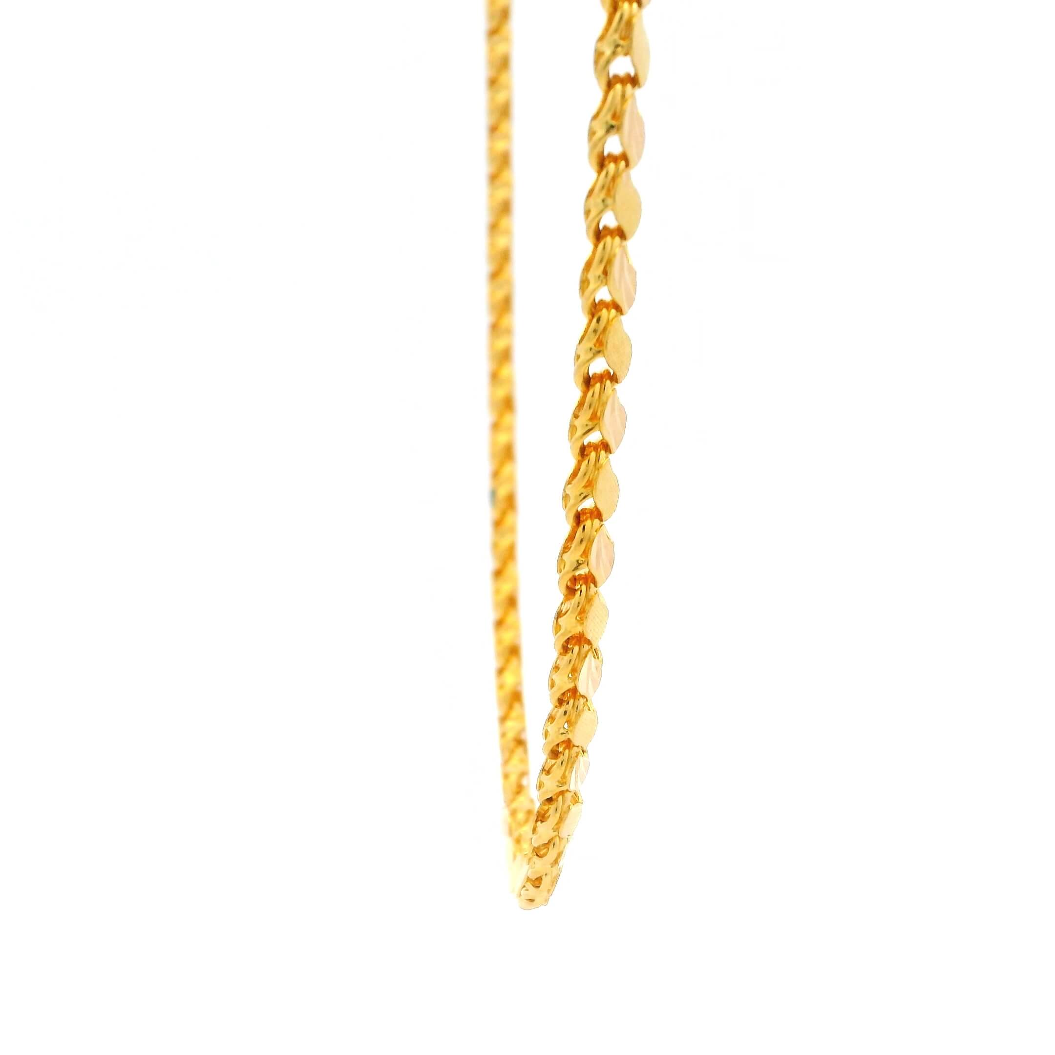 Brawny Aura 22K Gold Chain for Men