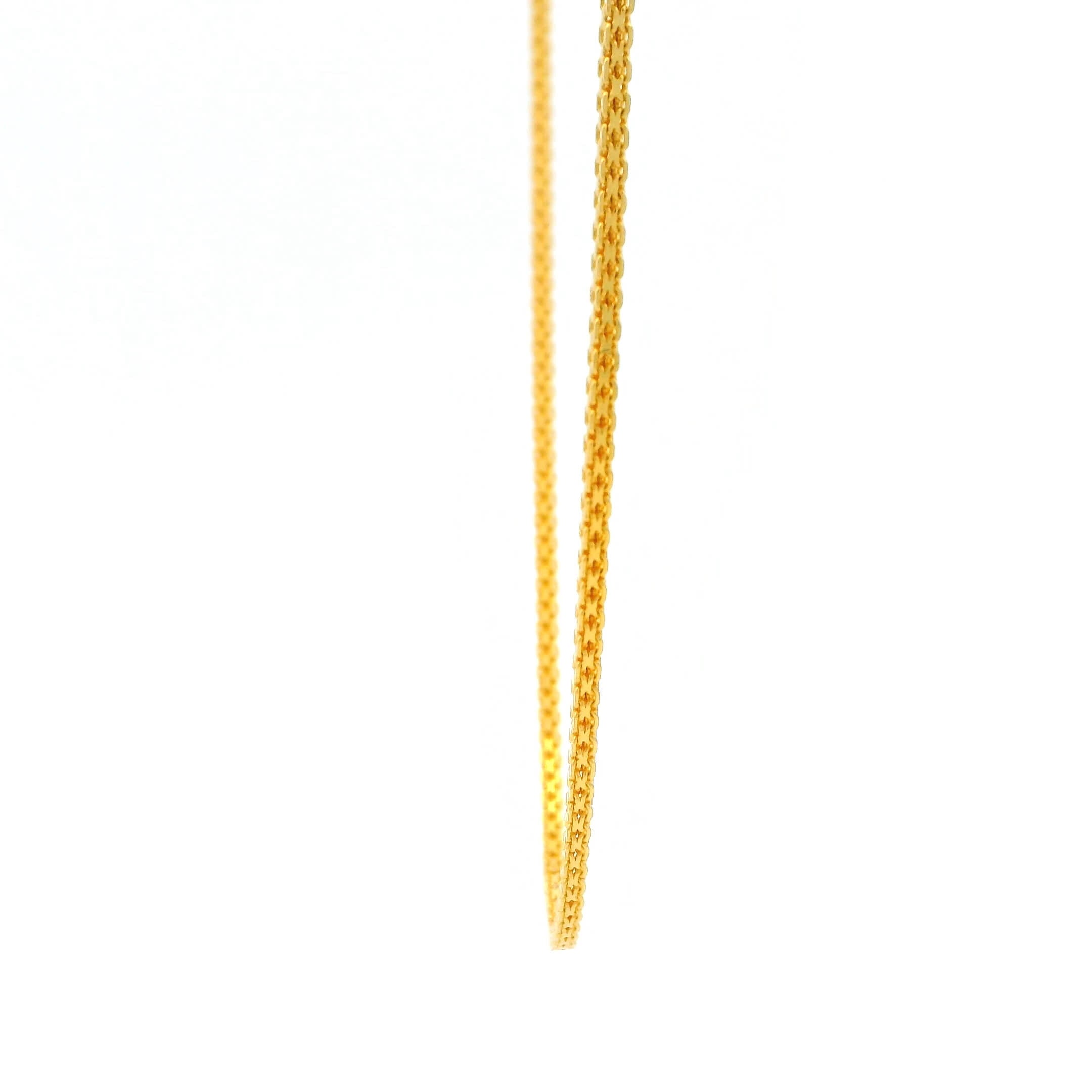 Polished Bold 22K Gold Chain for Men