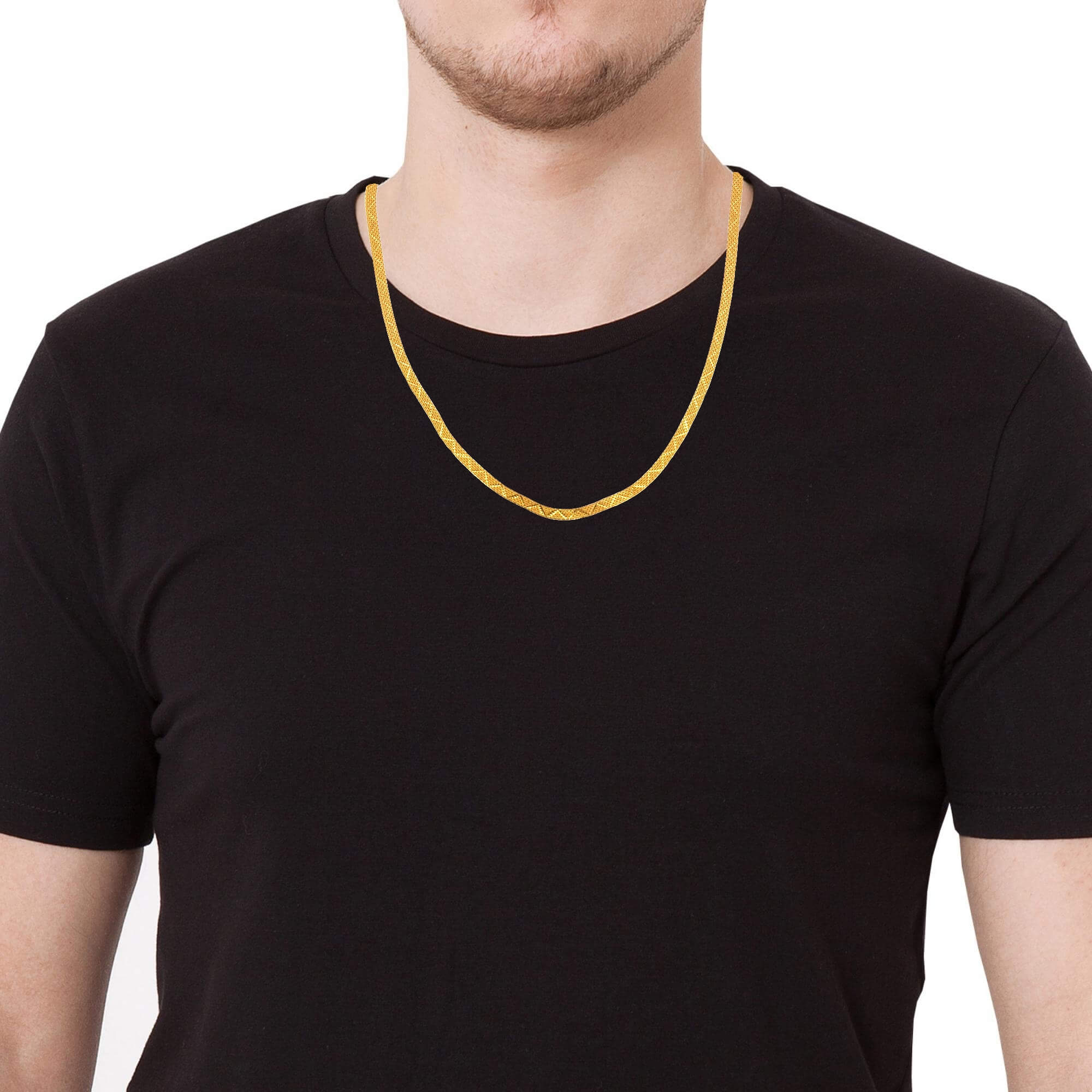 Royal Elegance 22K Mens Gold Chain