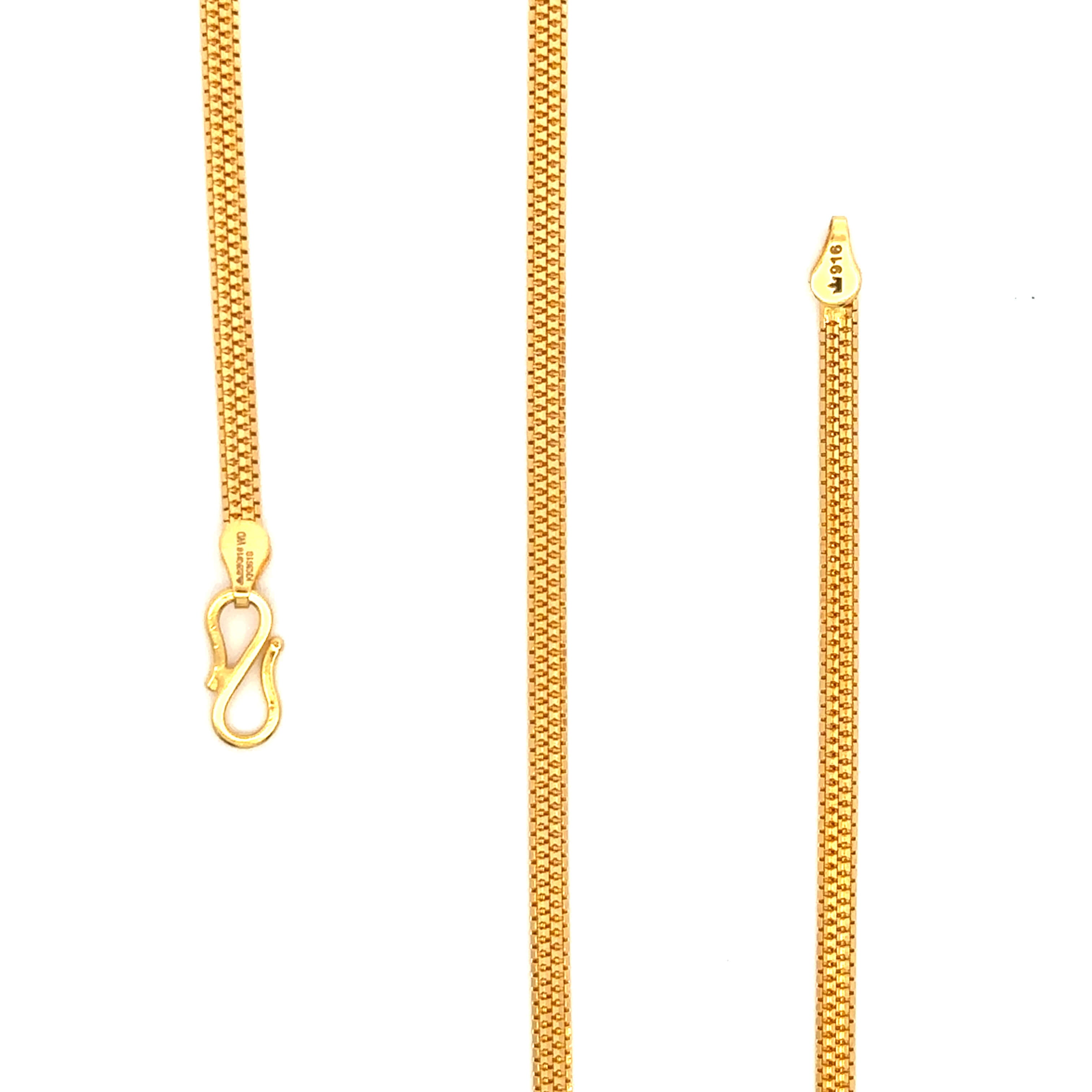 Posh Sleek 22K Gold Chain for Men