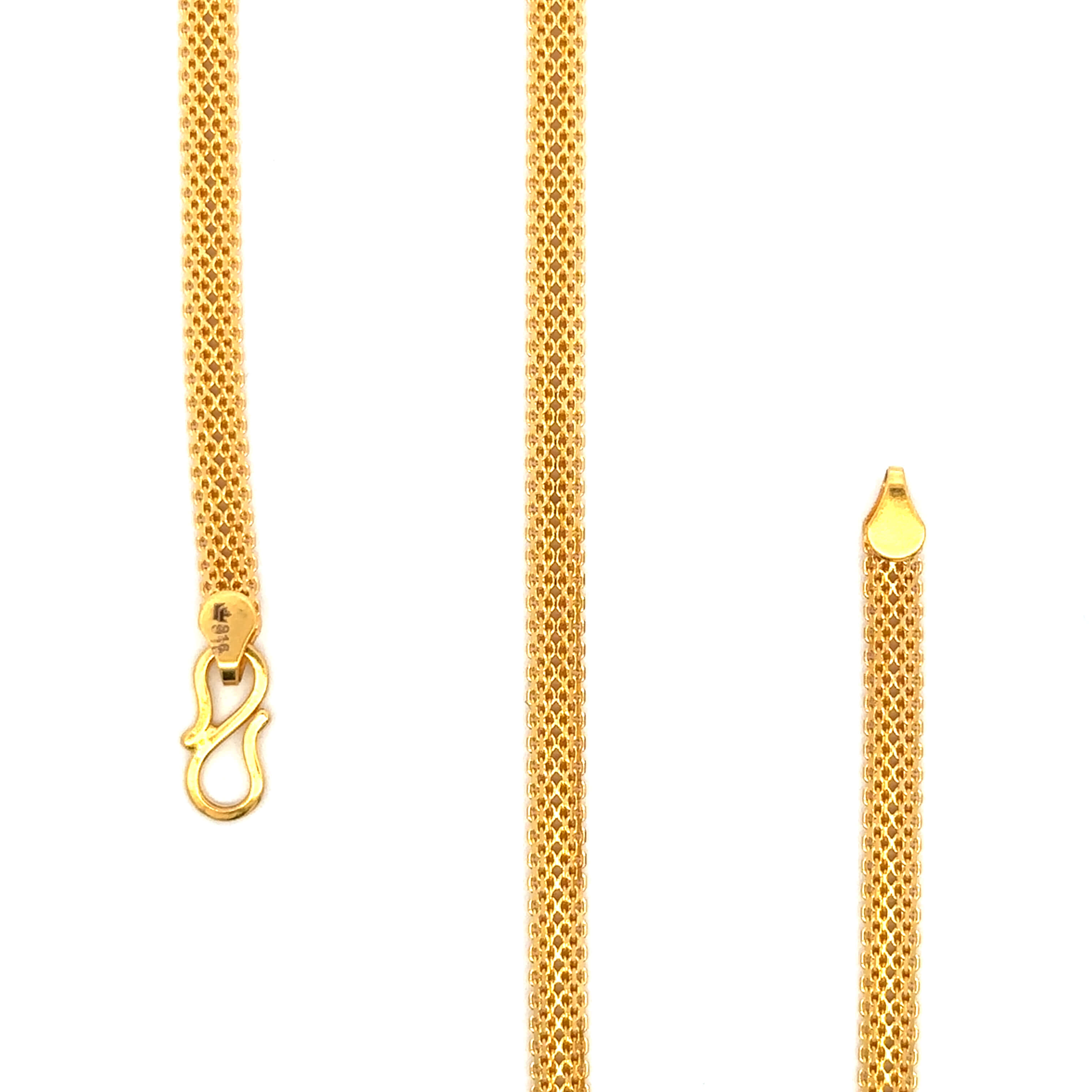 Stylish Shimmer 22K Gold Chain for Men