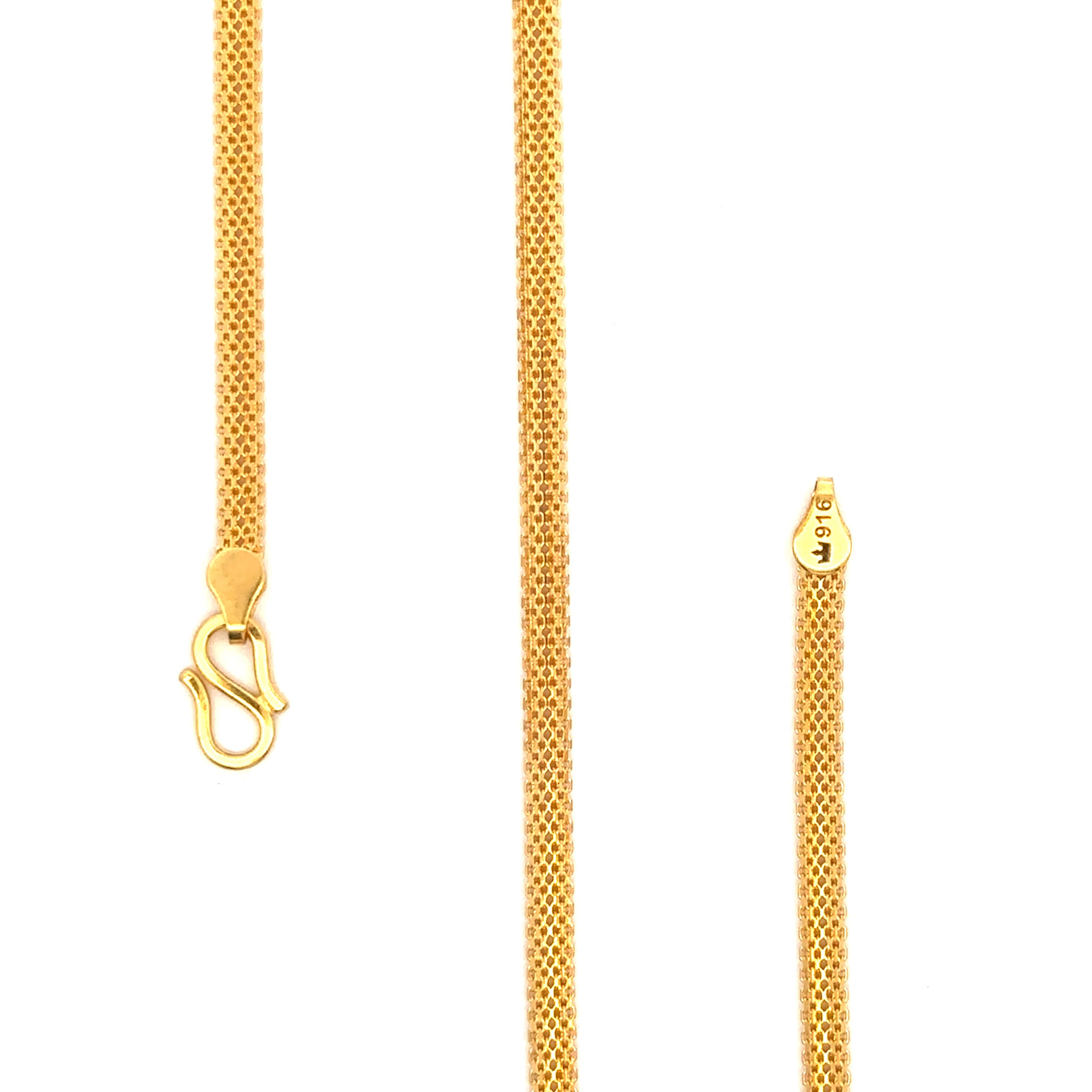 Husky Gleam 22K Gold Chain for Men
