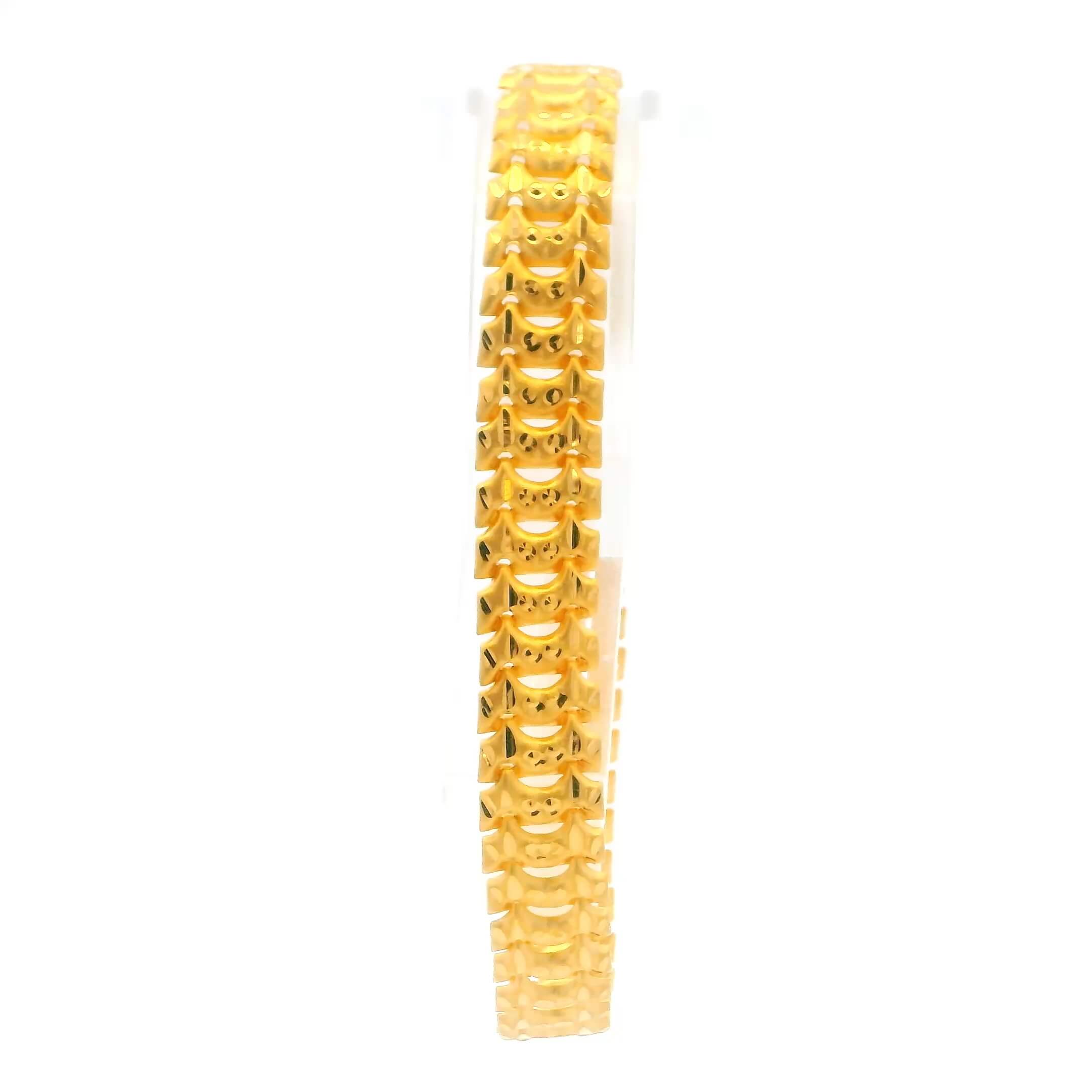 Stunning Gallantry 22K Gold Bracelet for Men