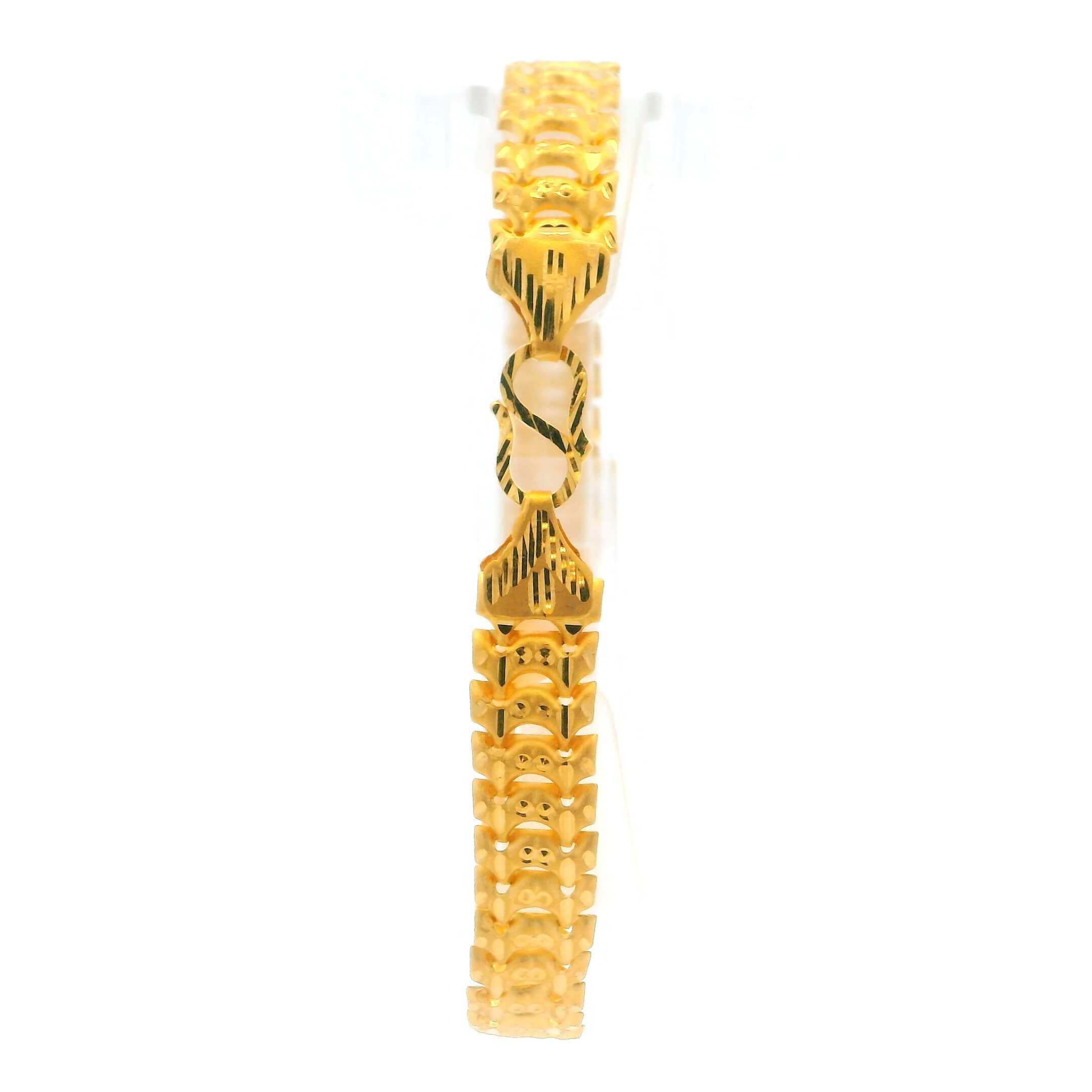 Stunning Gallantry 22K Gold Bracelet for Men
