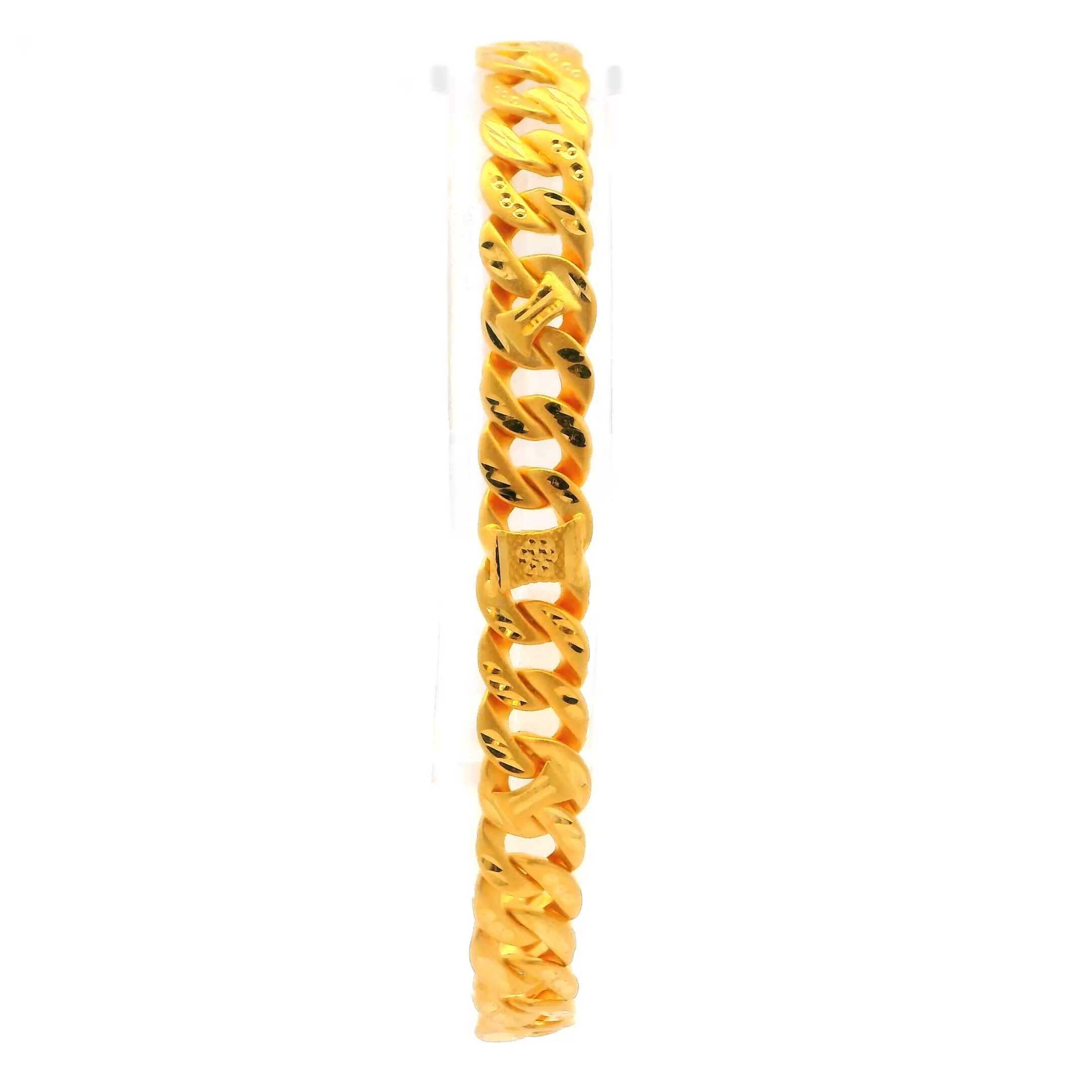 Zeal Shine Men Gold Bracelet