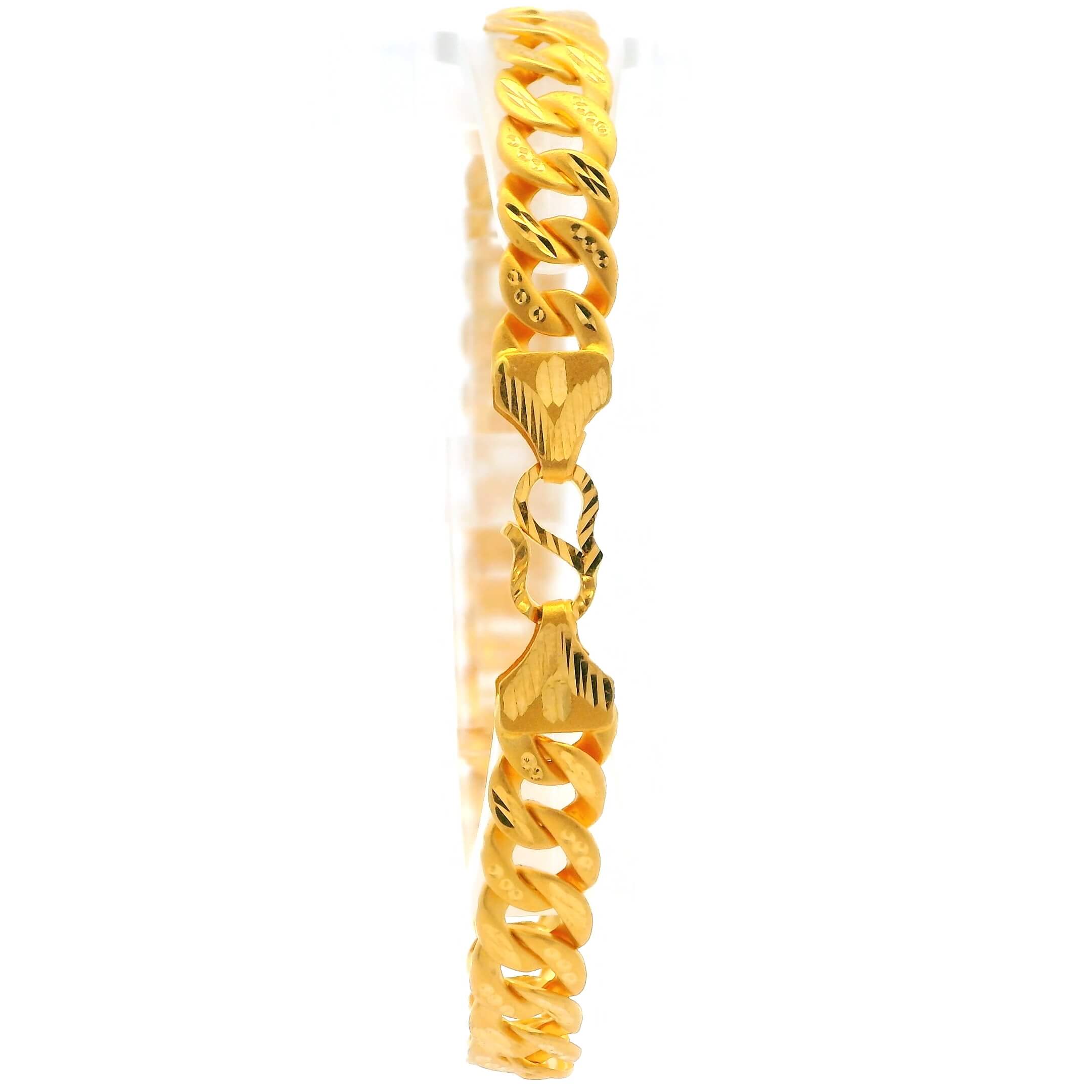Zeal Shine Men Gold Bracelet