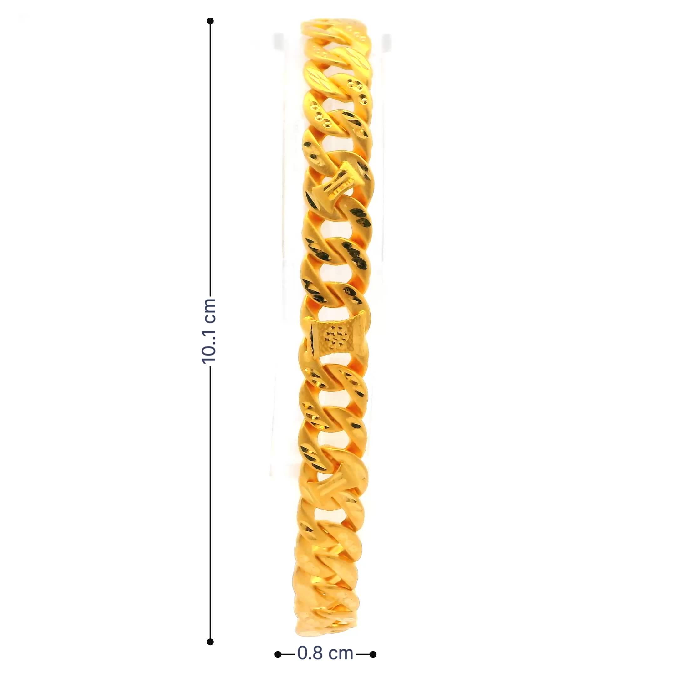 Zeal Shine Men Gold Bracelet