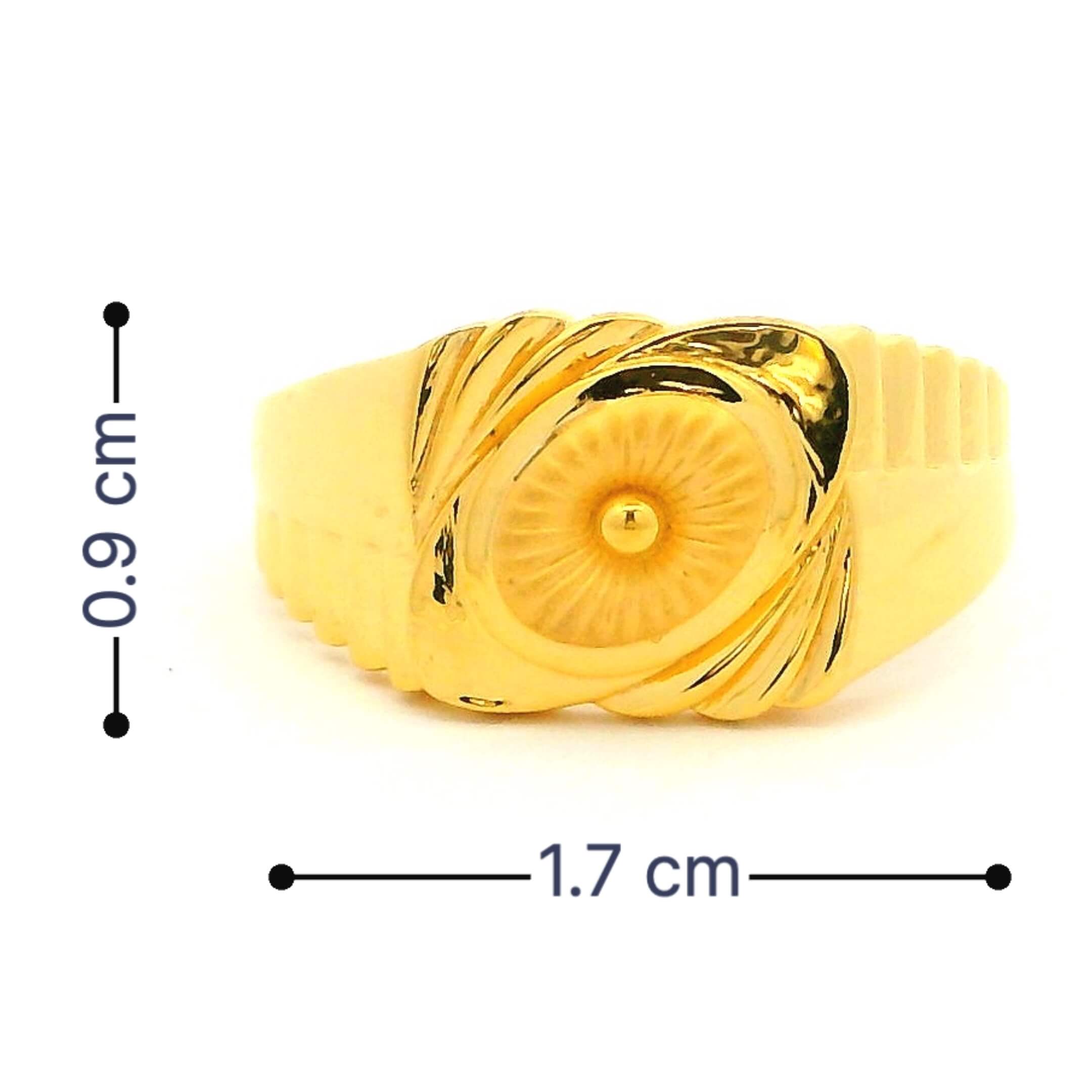 Bold Vogue Gold Ring
