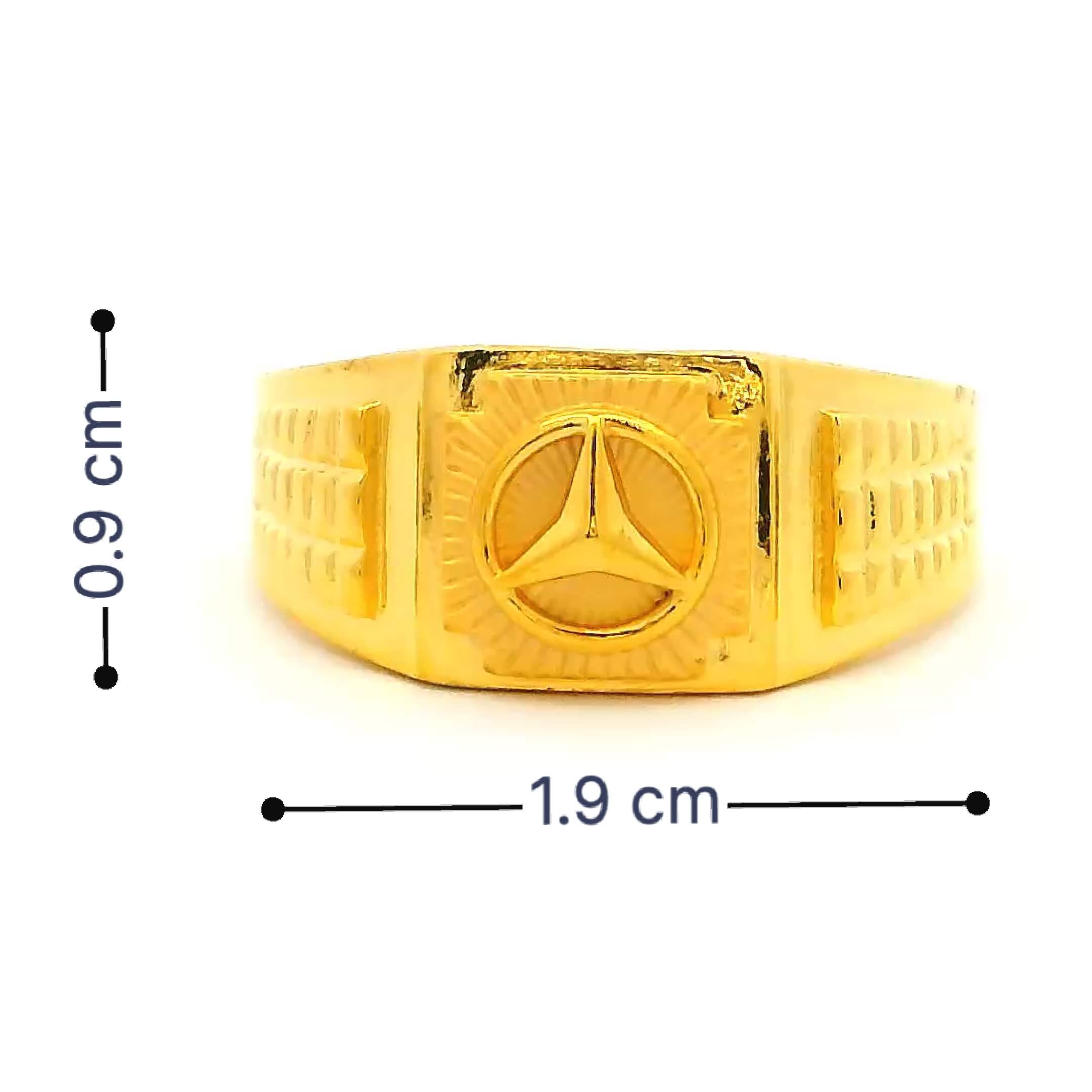 Pristine Elegance Gold Ring
