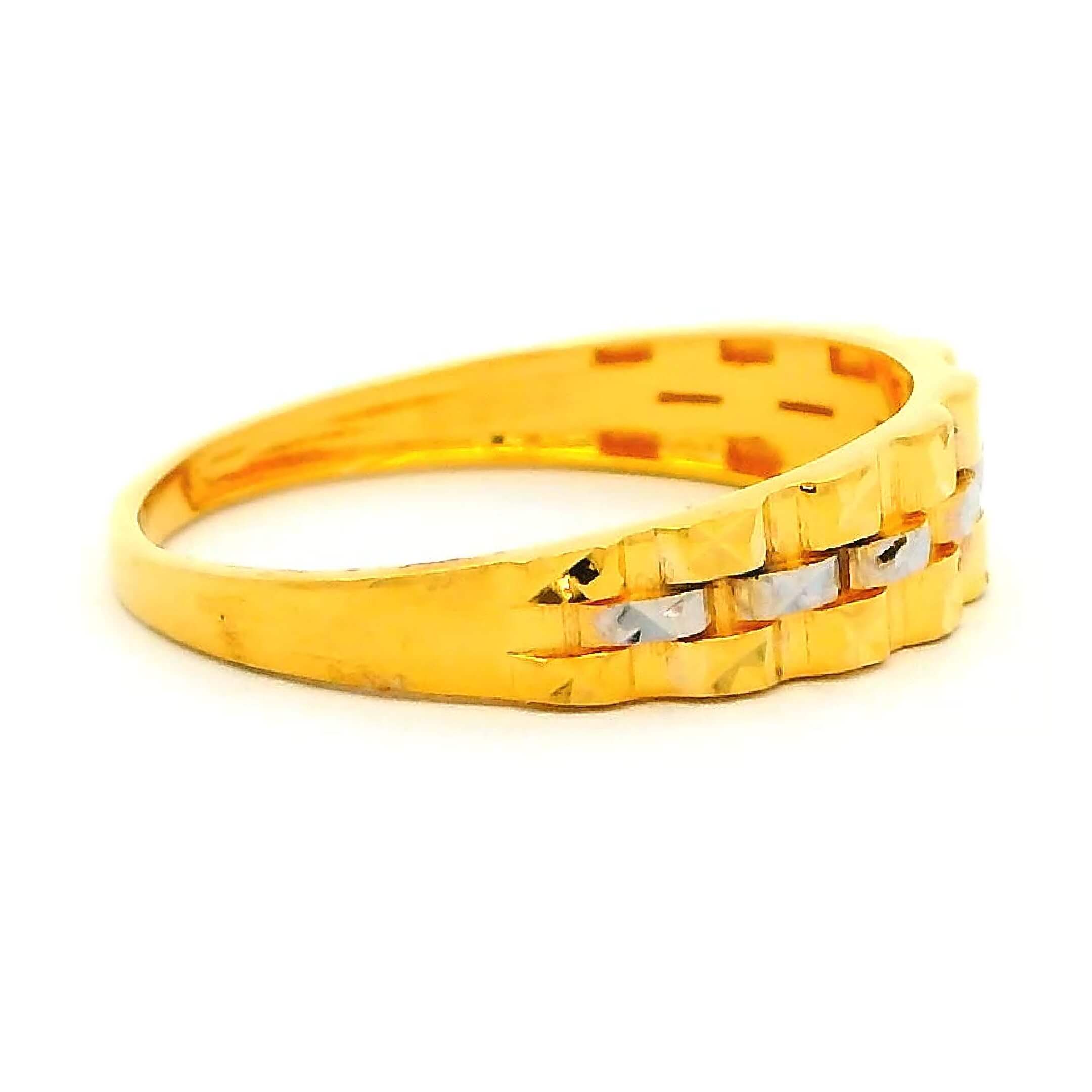 Minimalist Sauve Gold Ring for Men
