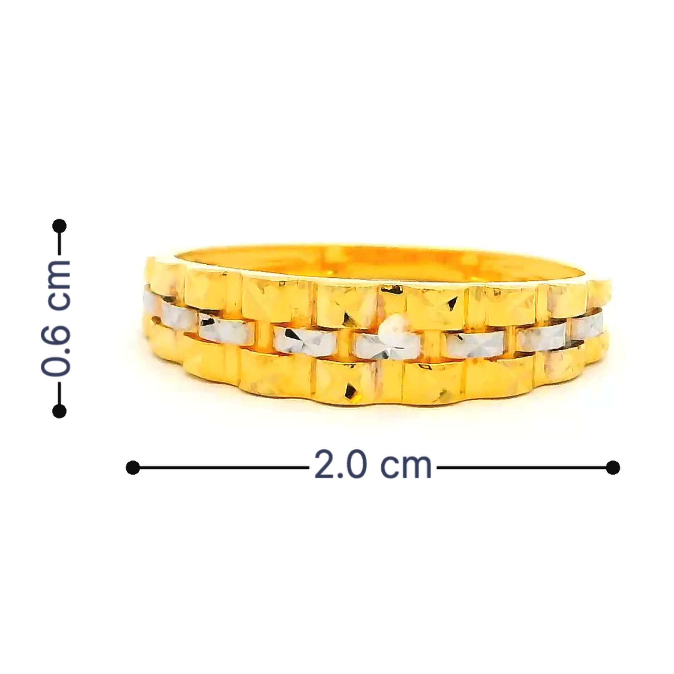 Minimalist Sauve Gold Ring for Men