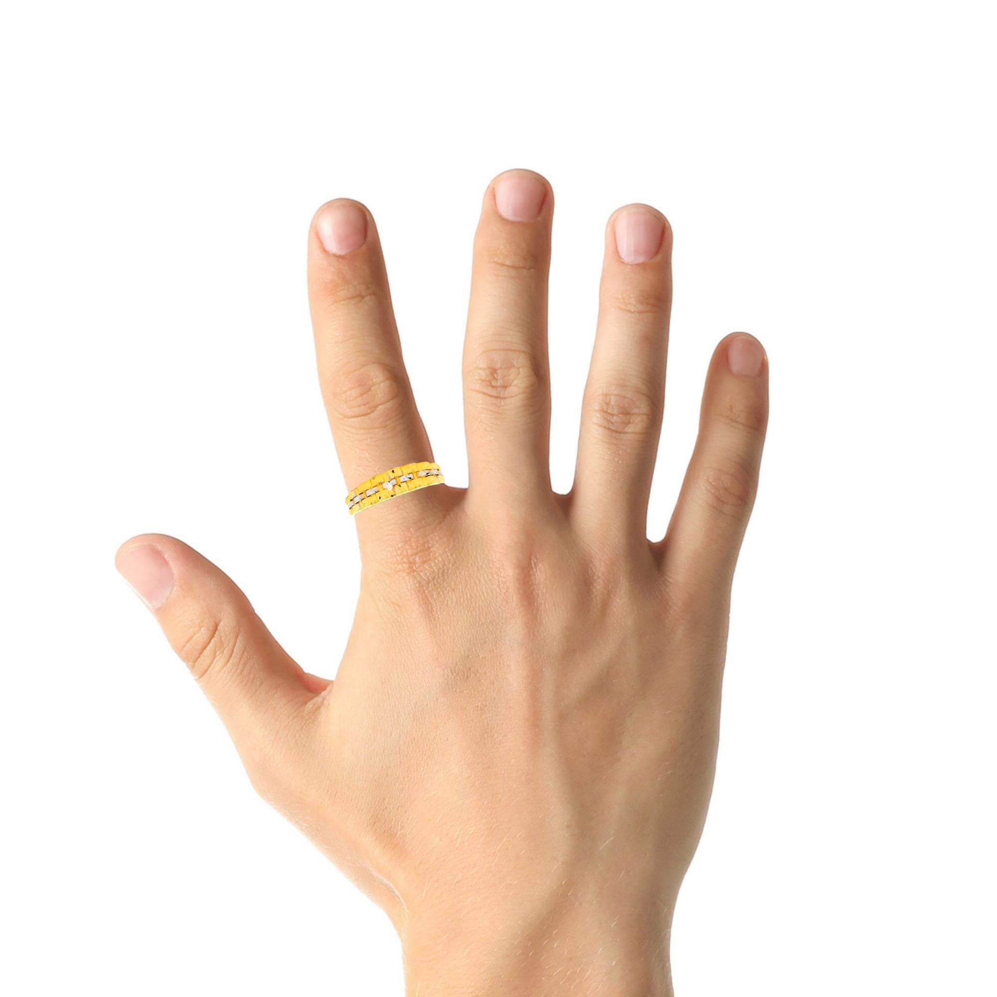 Minimalist Sauve Gold Ring for Men