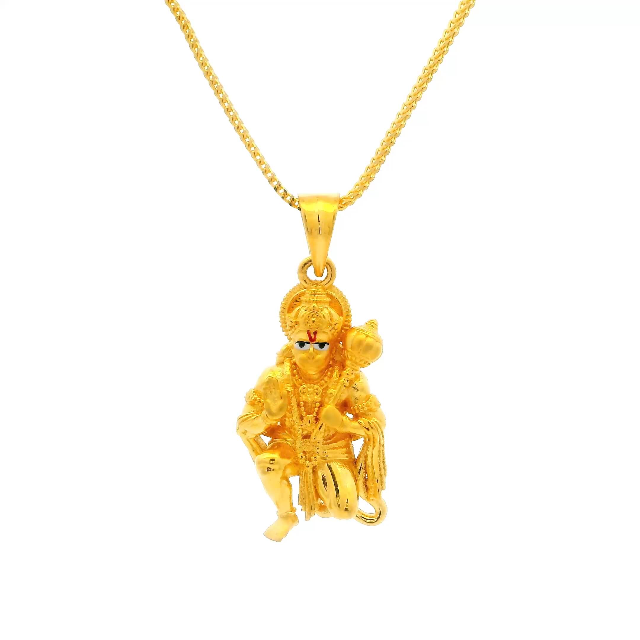Robust 22K Gold Hanuman Locket for Men