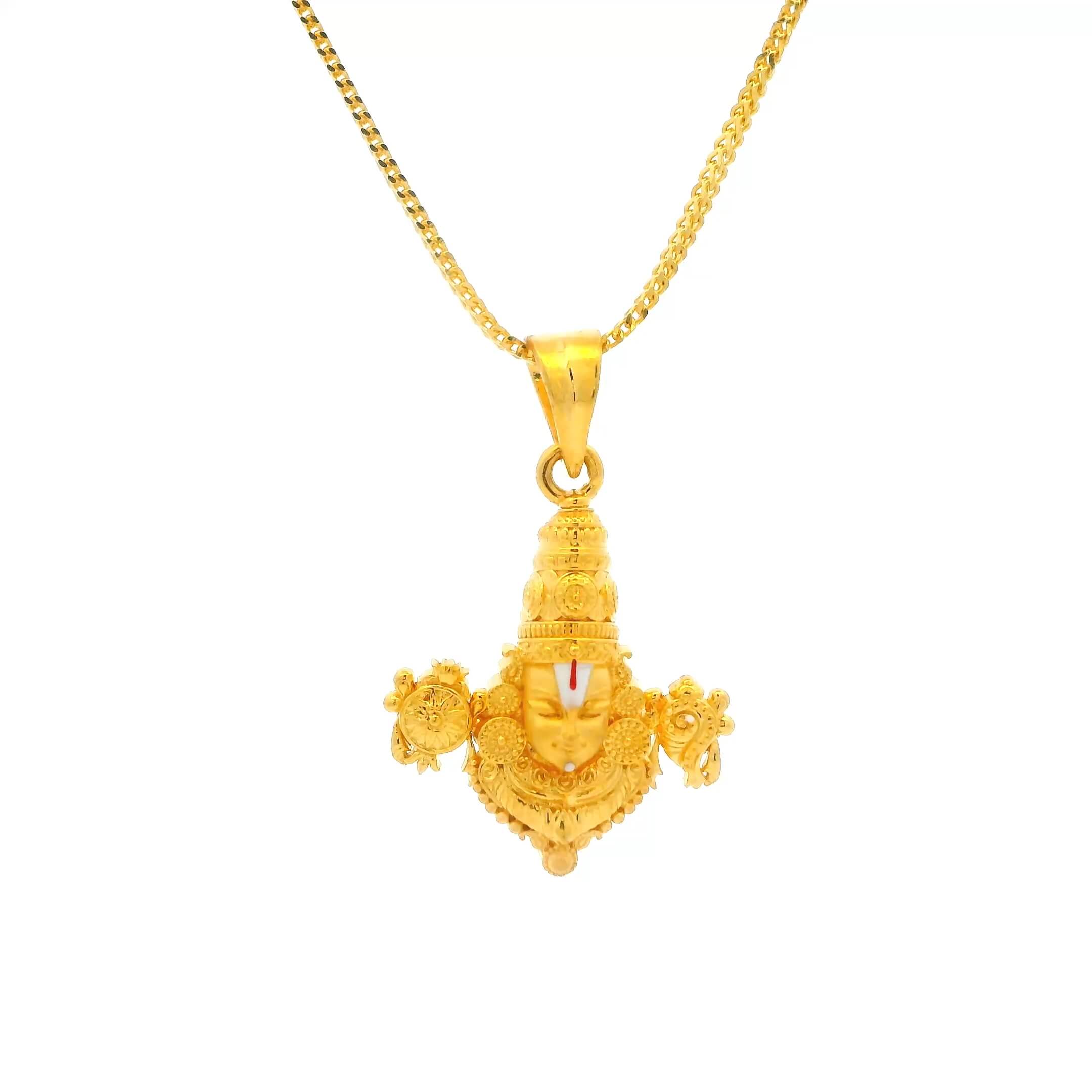 Eternal Might 22K Gold Lord Shiva Locket for Men