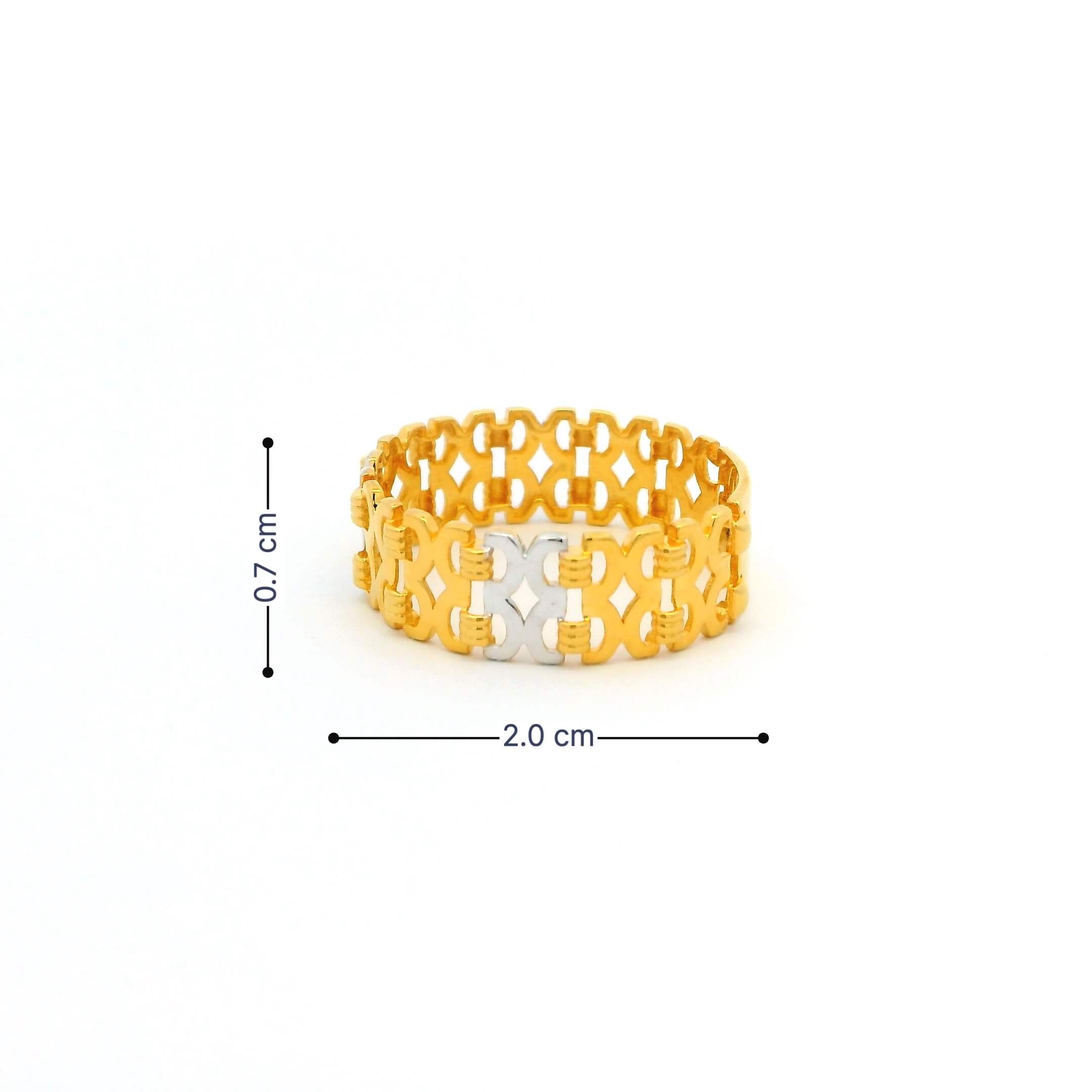 Refined Radiance Men Gold Ring