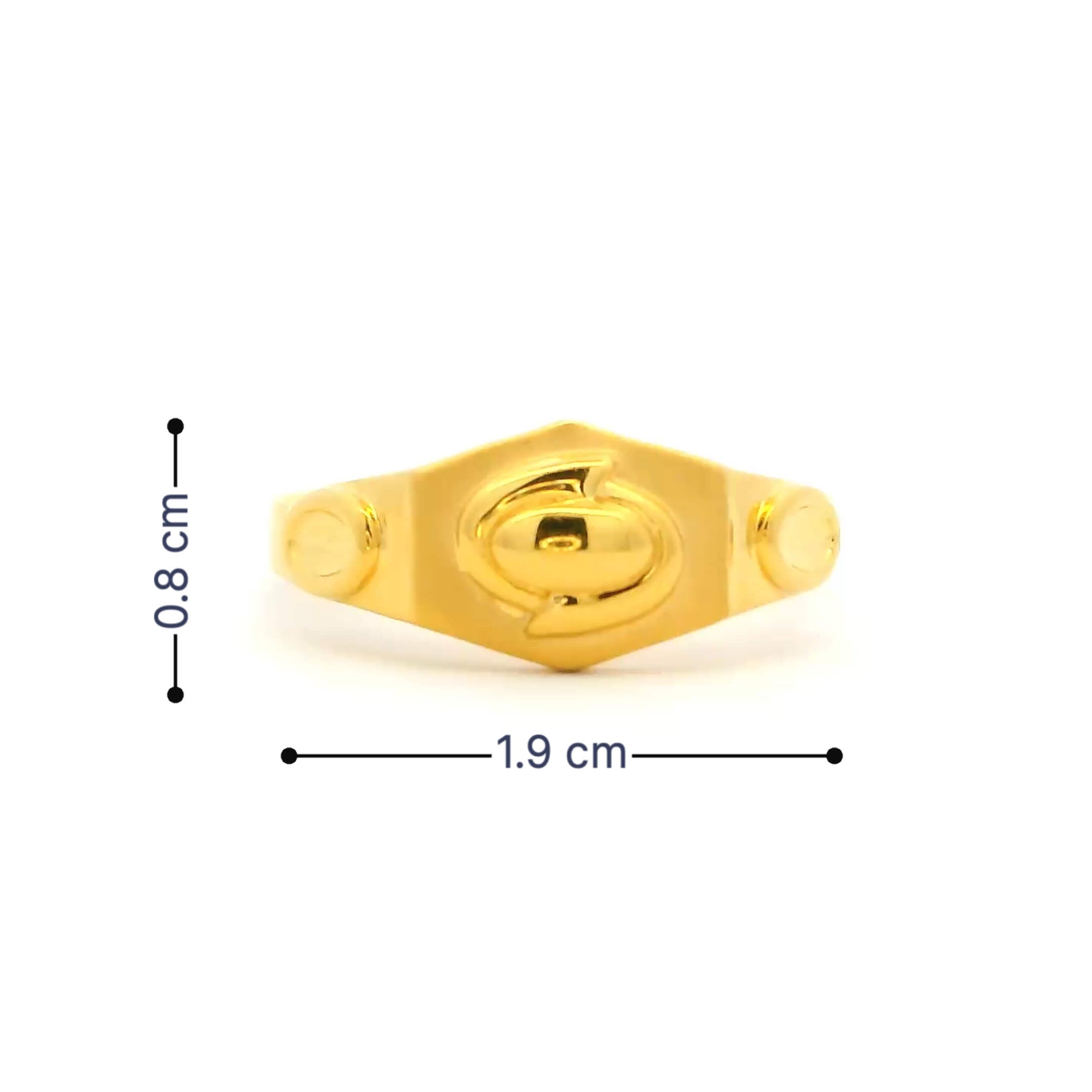 Marvellous Glow 18K Gold Ring for Men