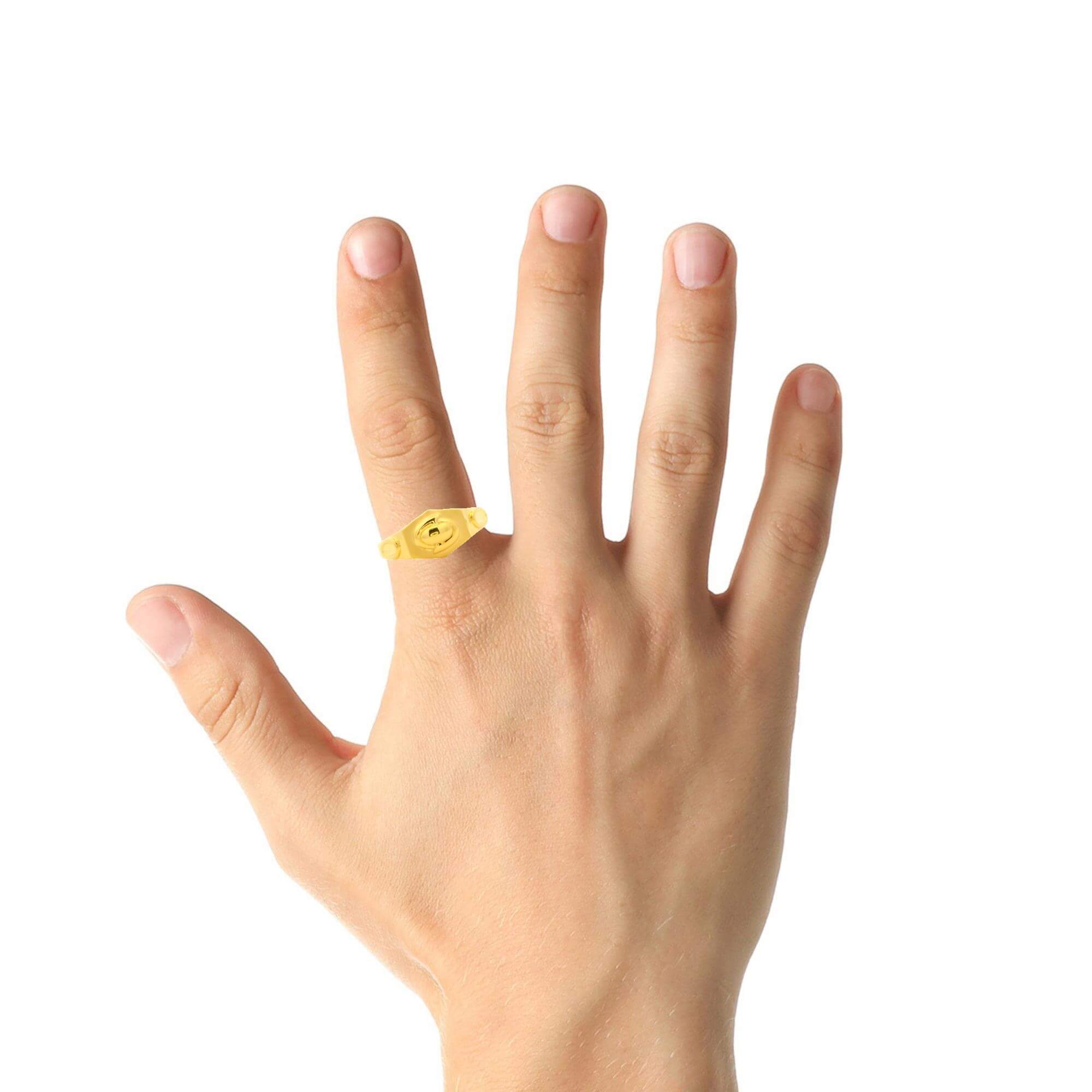 Marvellous Glow 18K Gold Ring for Men