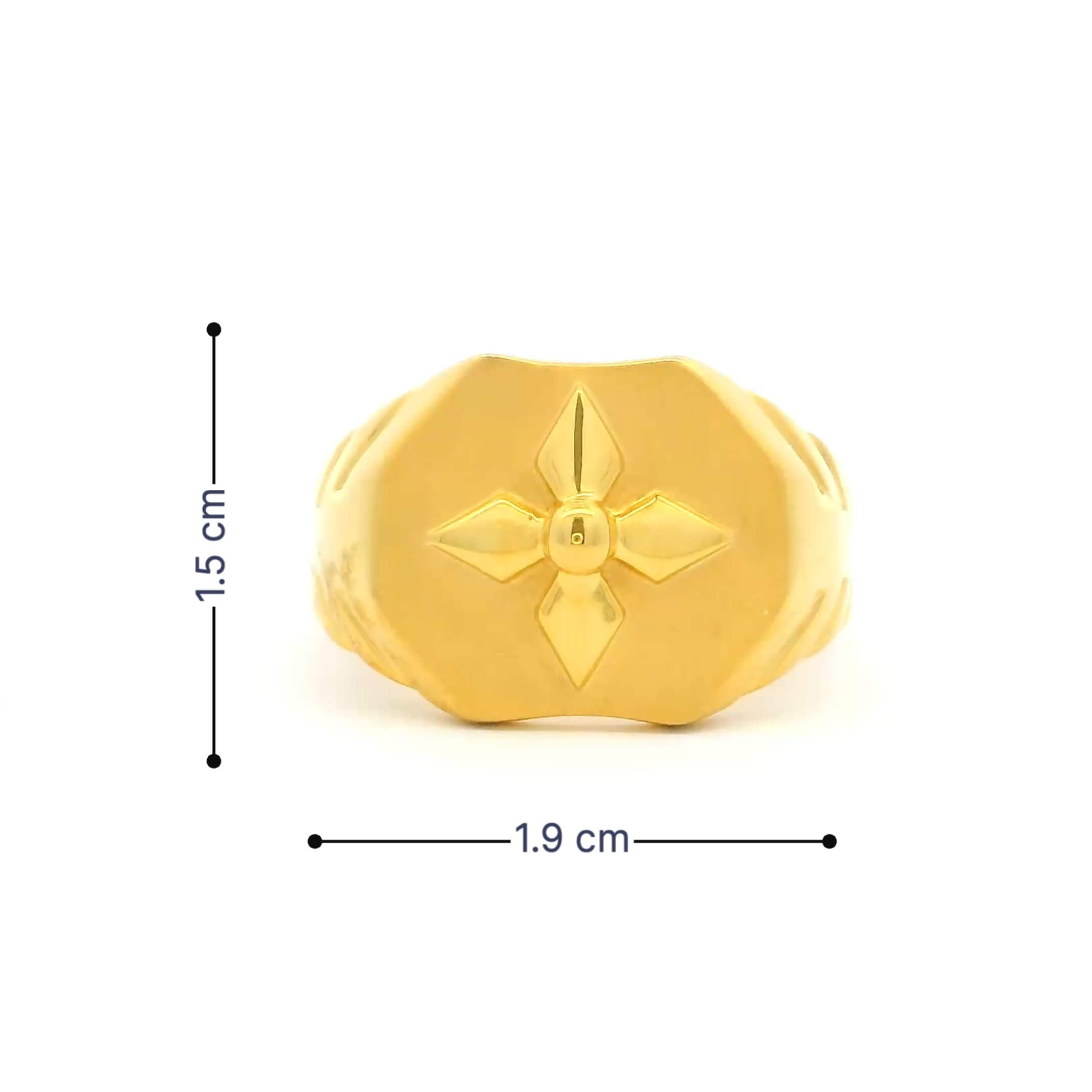 Boldly Stout Gold Ring for Men