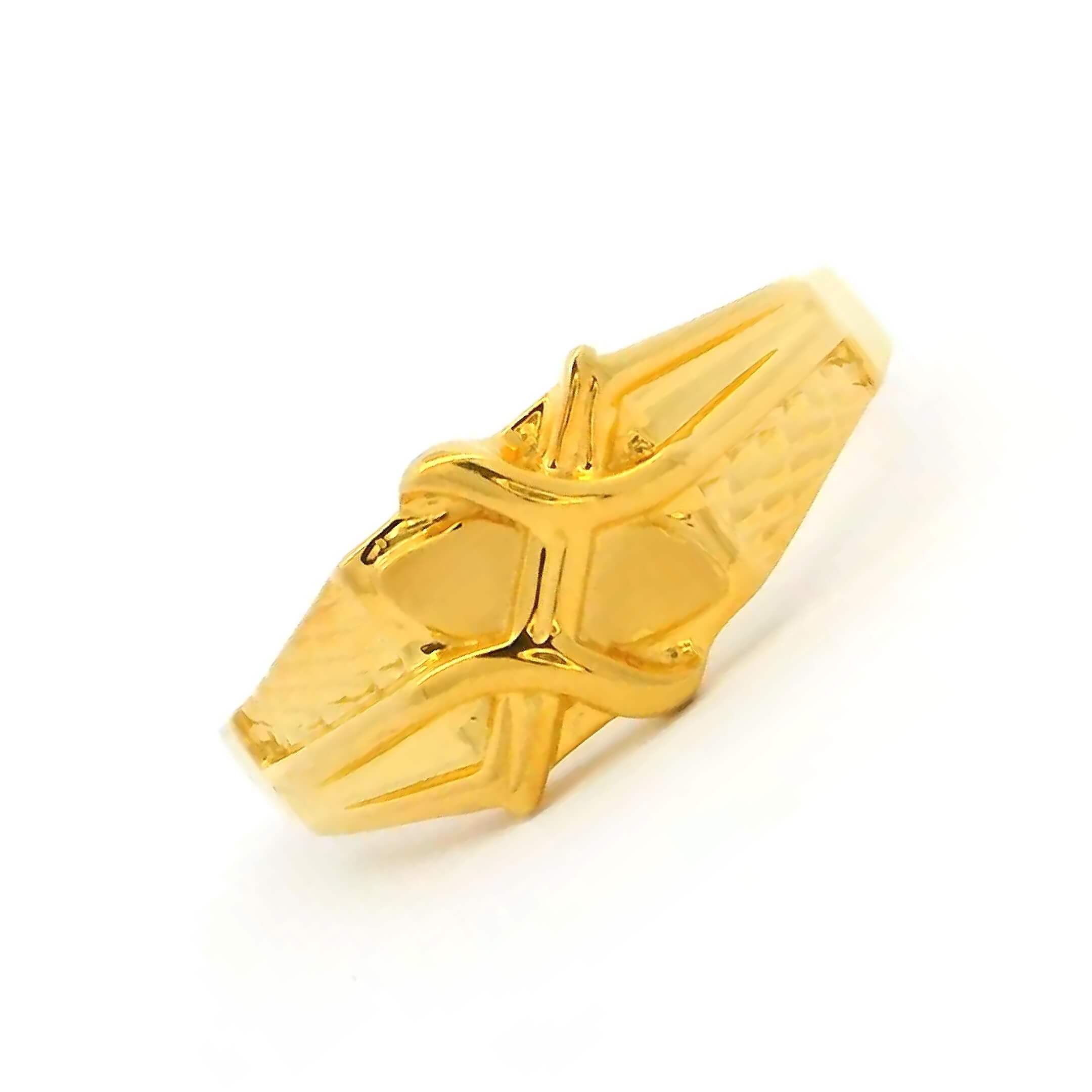 Sauve Ritzy Gold Ring for Men