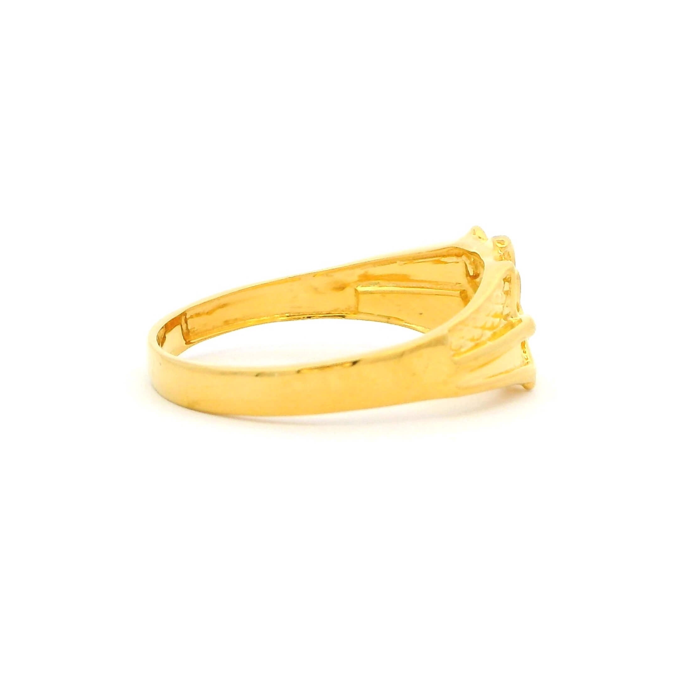 Sauve Ritzy Gold Ring for Men