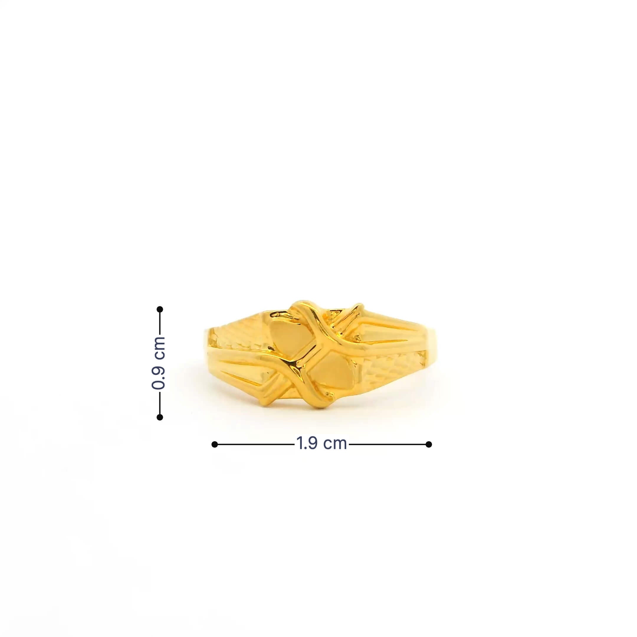 Sauve Ritzy Gold Ring for Men