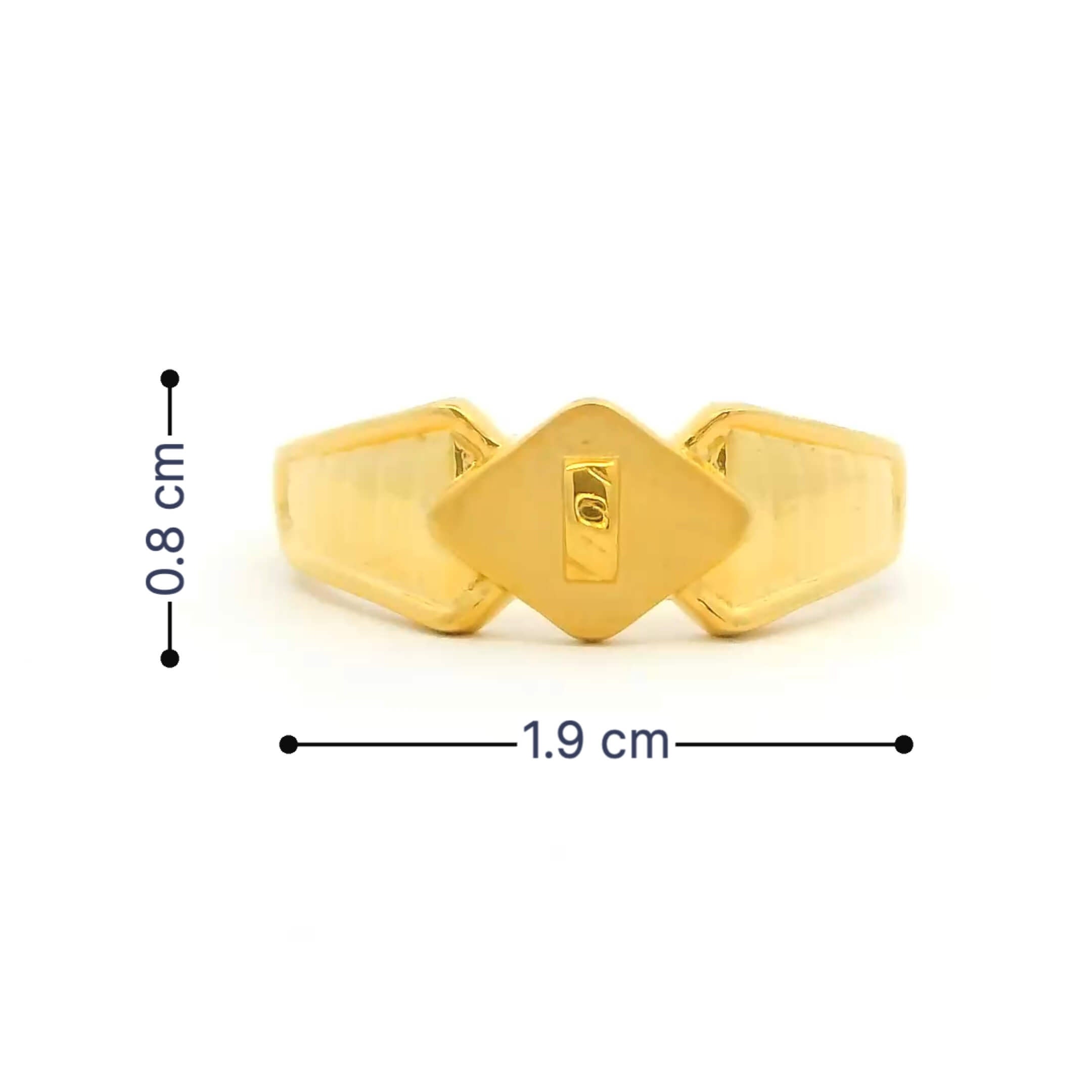 Urban Zealous Gold Ring for Men
