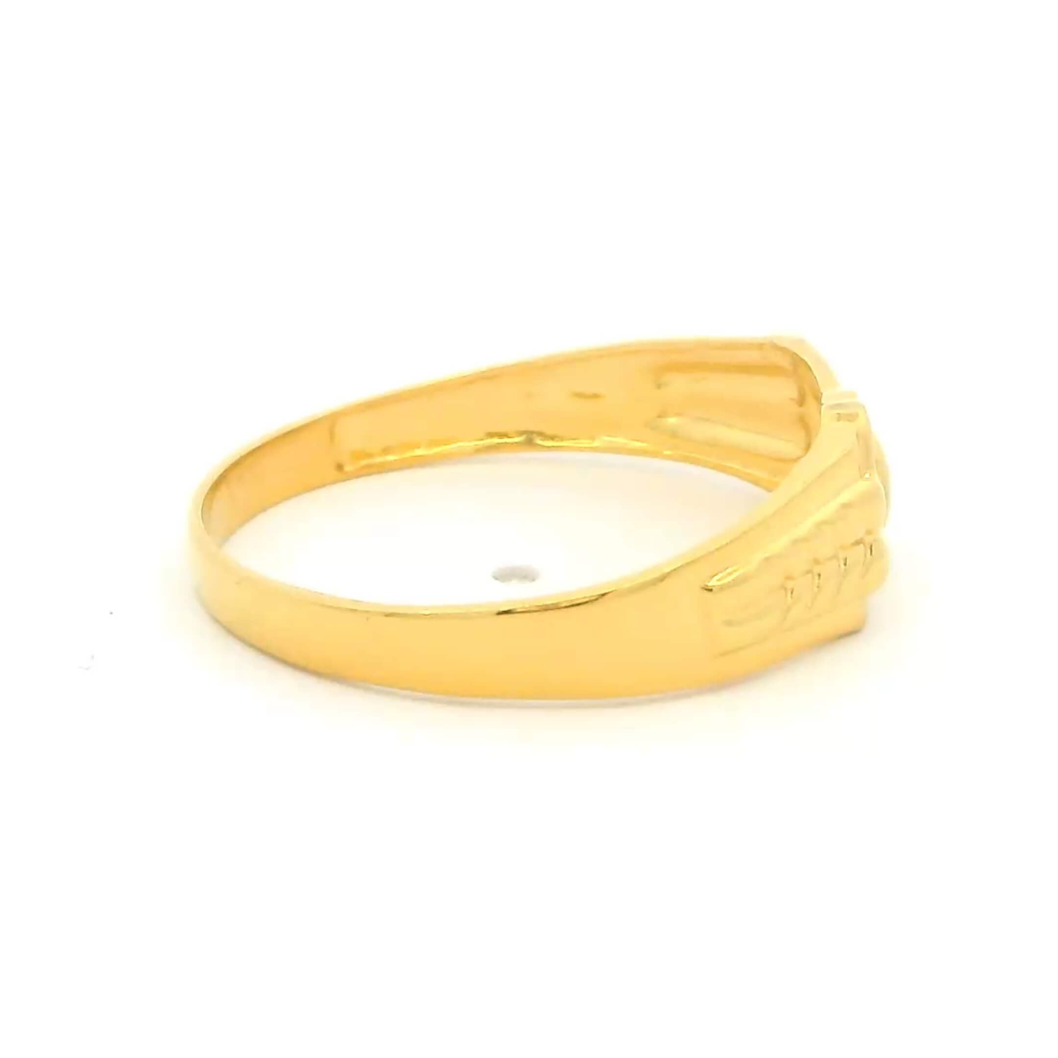 Urban Marvel Gold Ring for Men