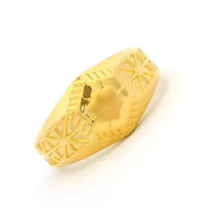 Rugged Style Men Gold Ring