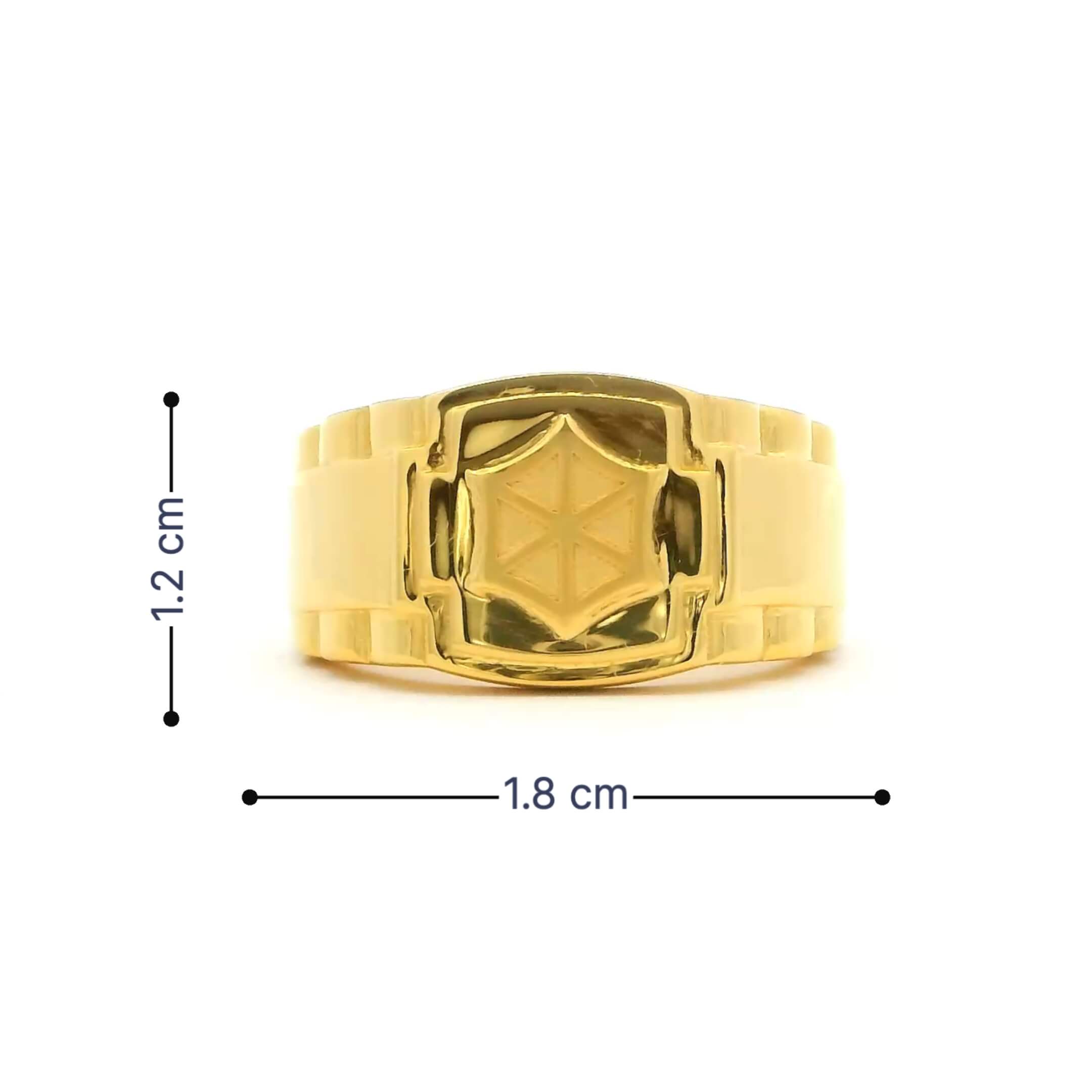 Sauve Marvel Gold Rings for Men