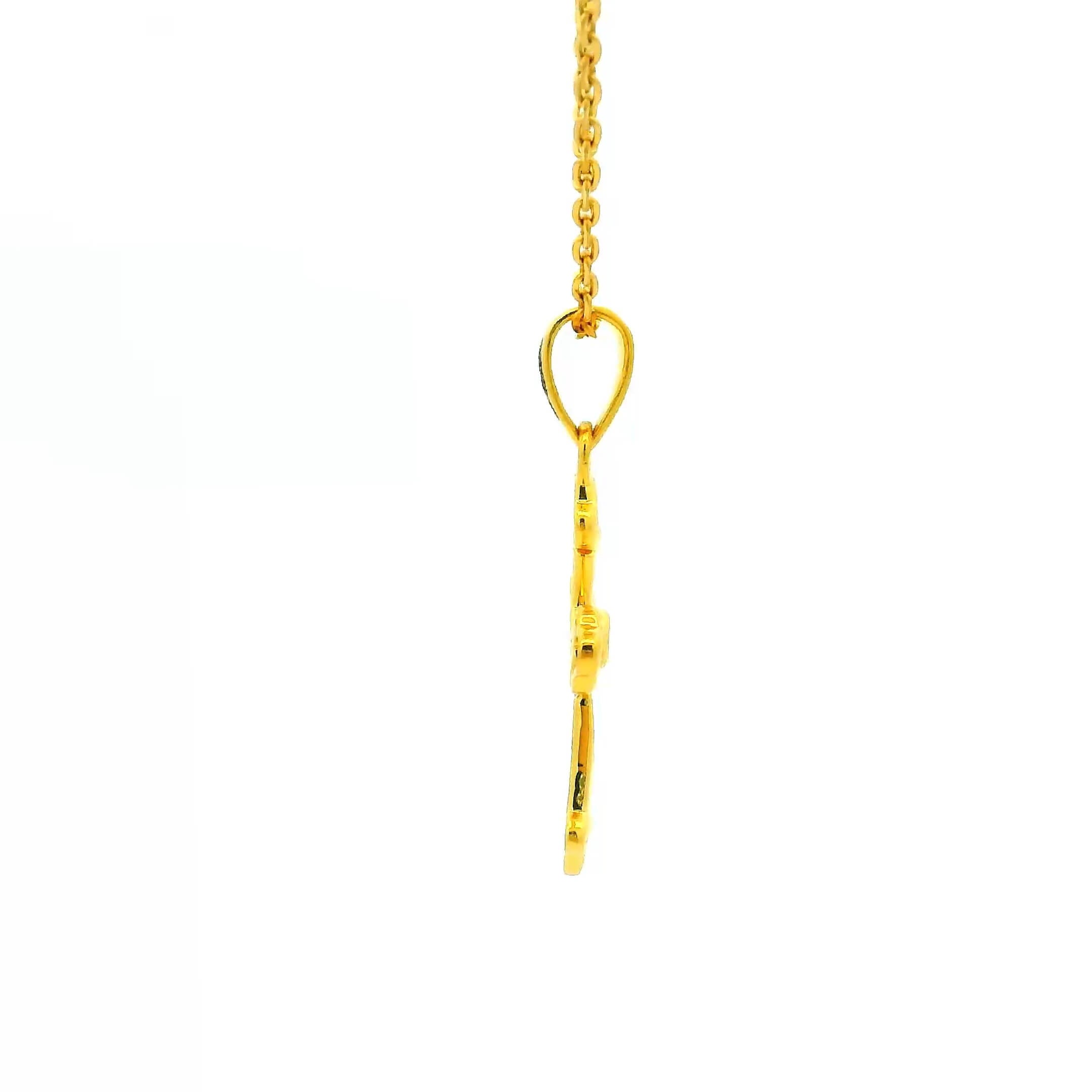 Holy Gold Christ Locket for Men