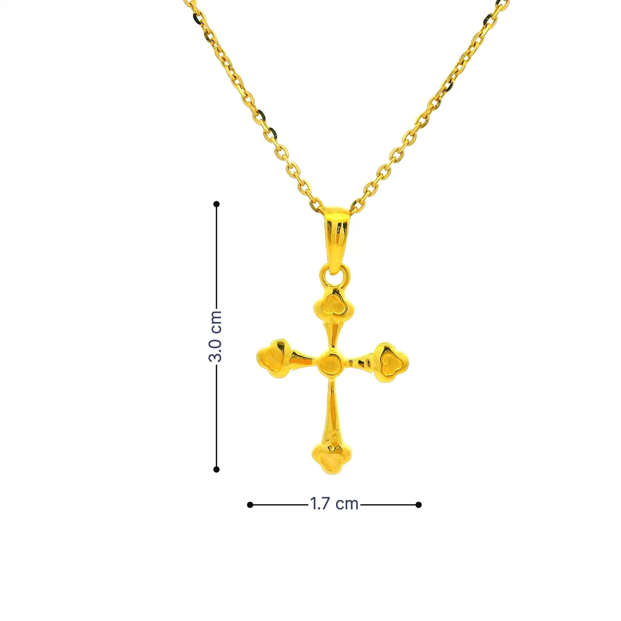 Holy Gold Christ Locket for Men