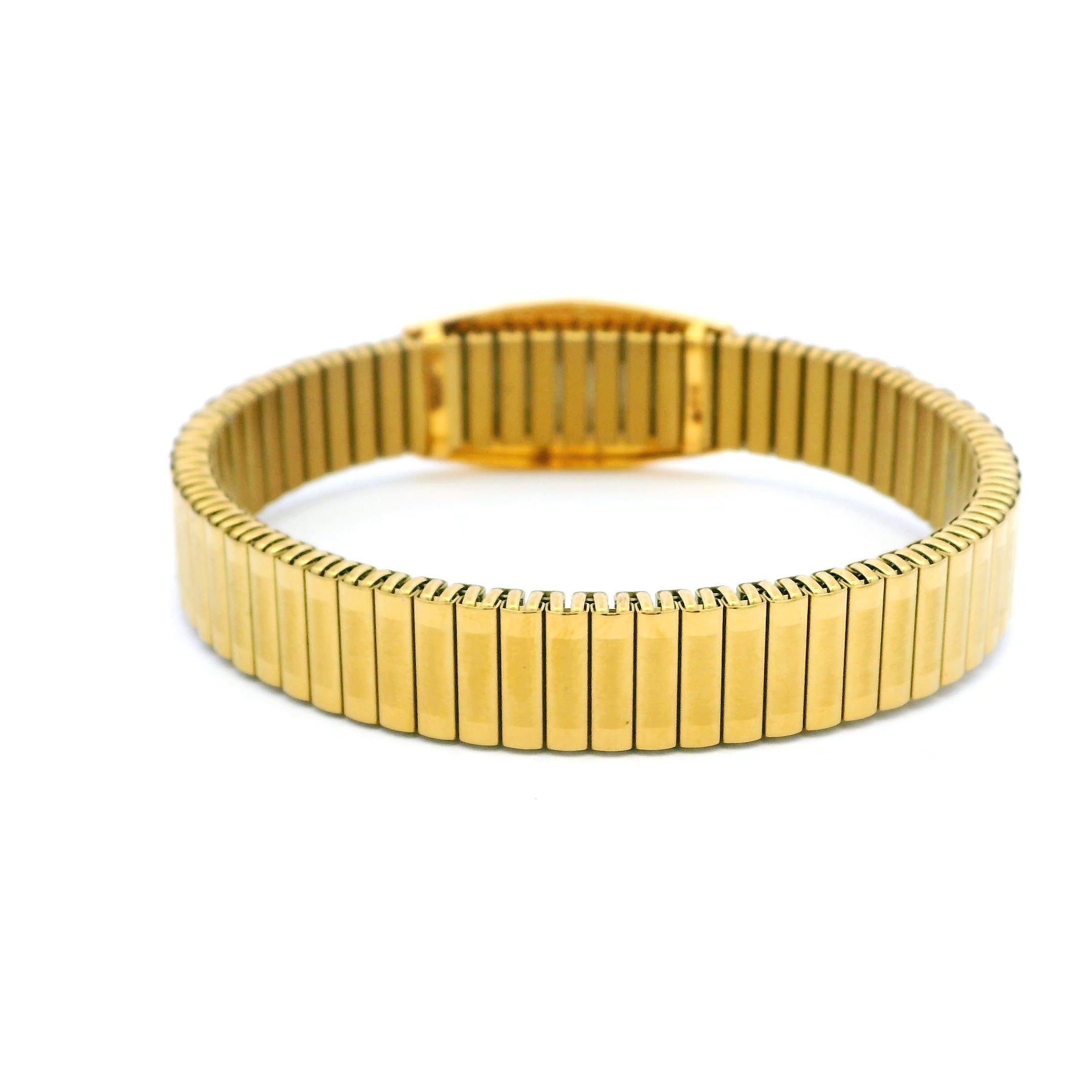 Celestial Grace 22K Gold Om Bracelet for Men