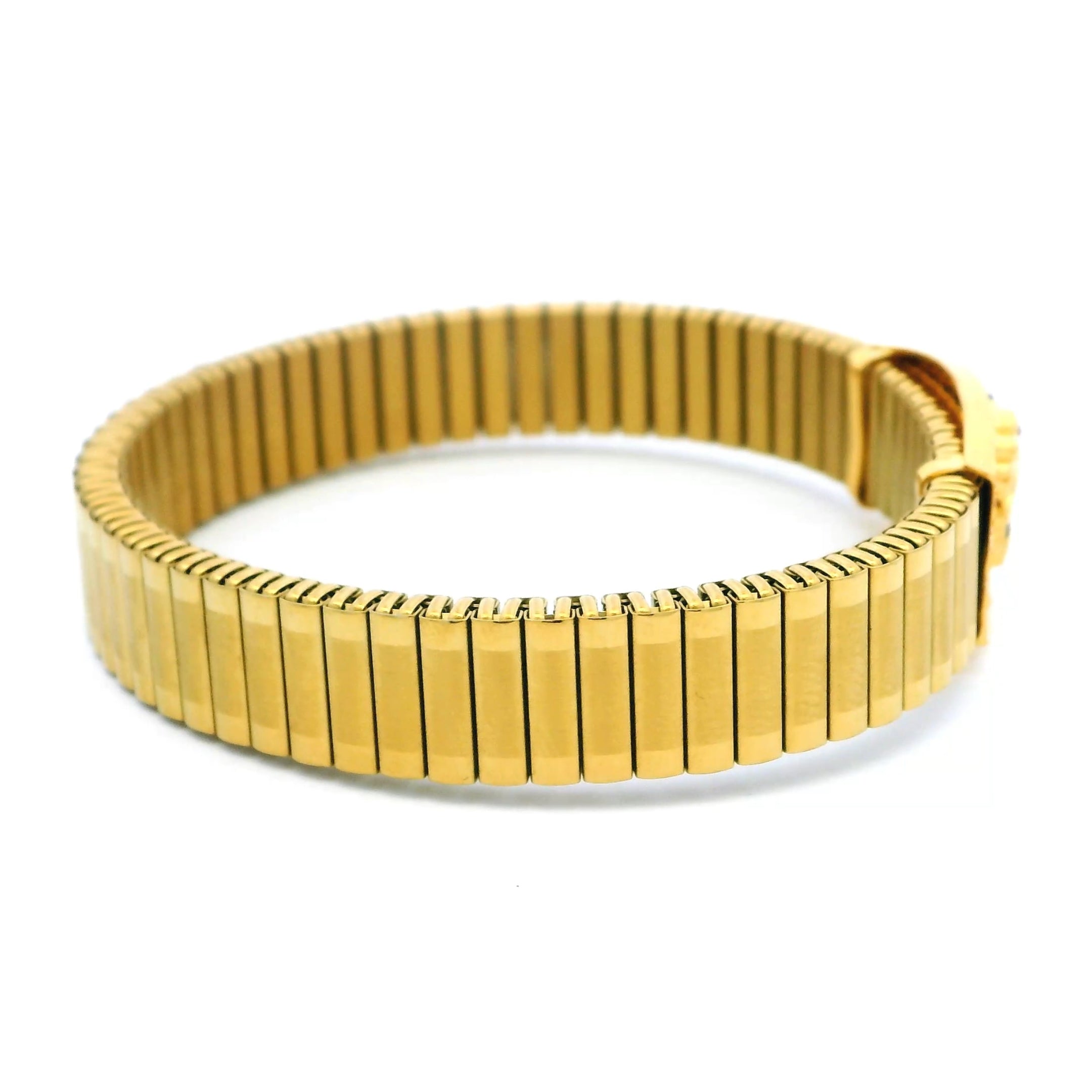 Robust Lion Signet Bracelet for Men