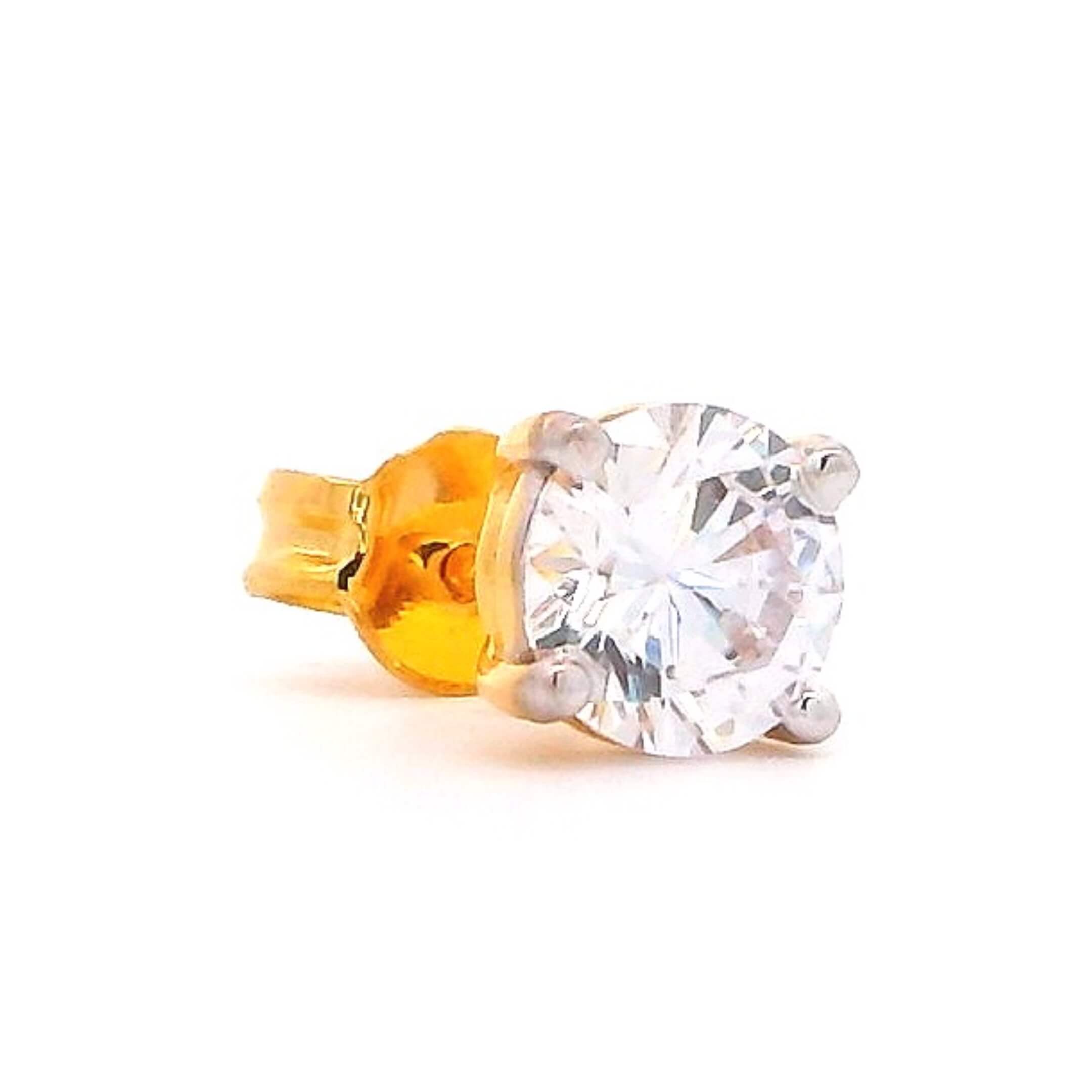 Radiant Stylish Men Gold Studs