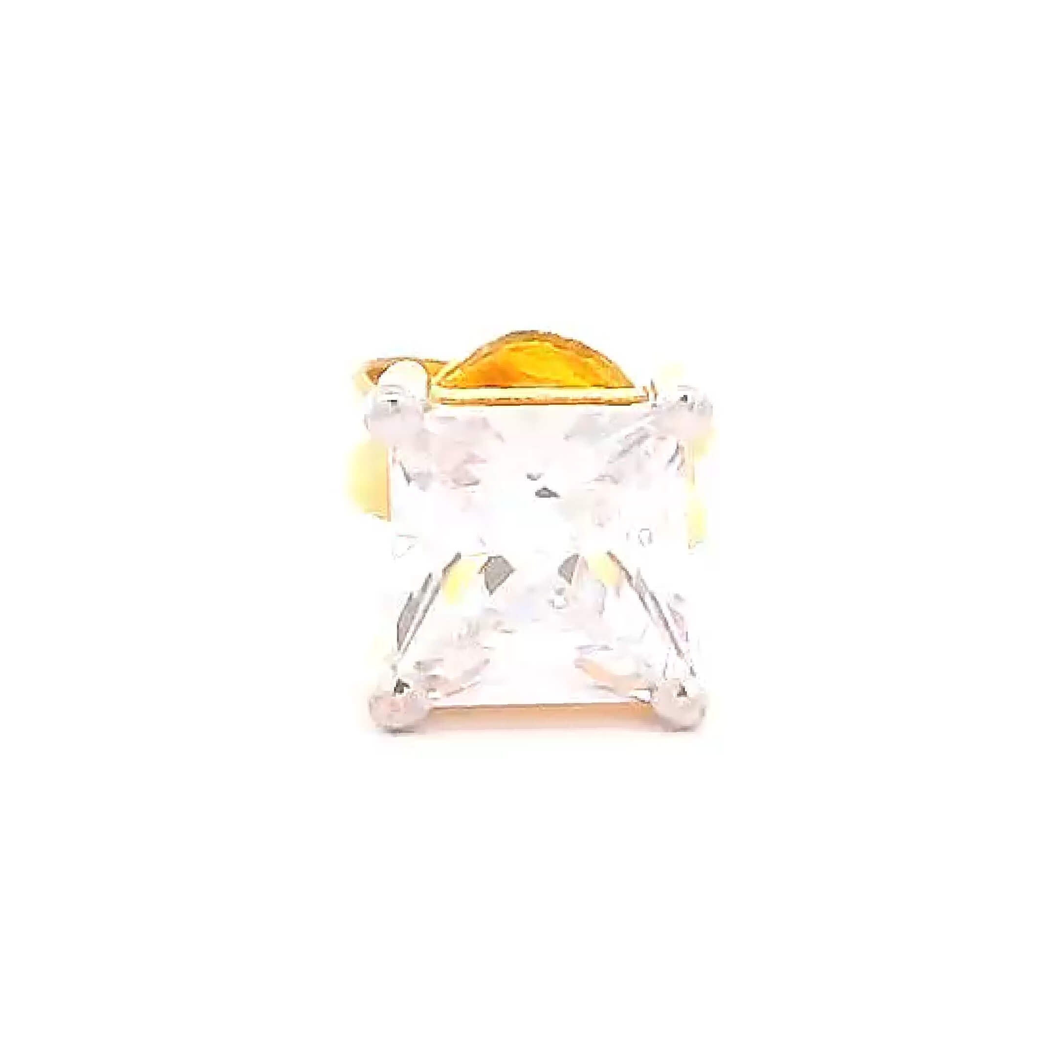 Rugged Shine Men Gold Studs