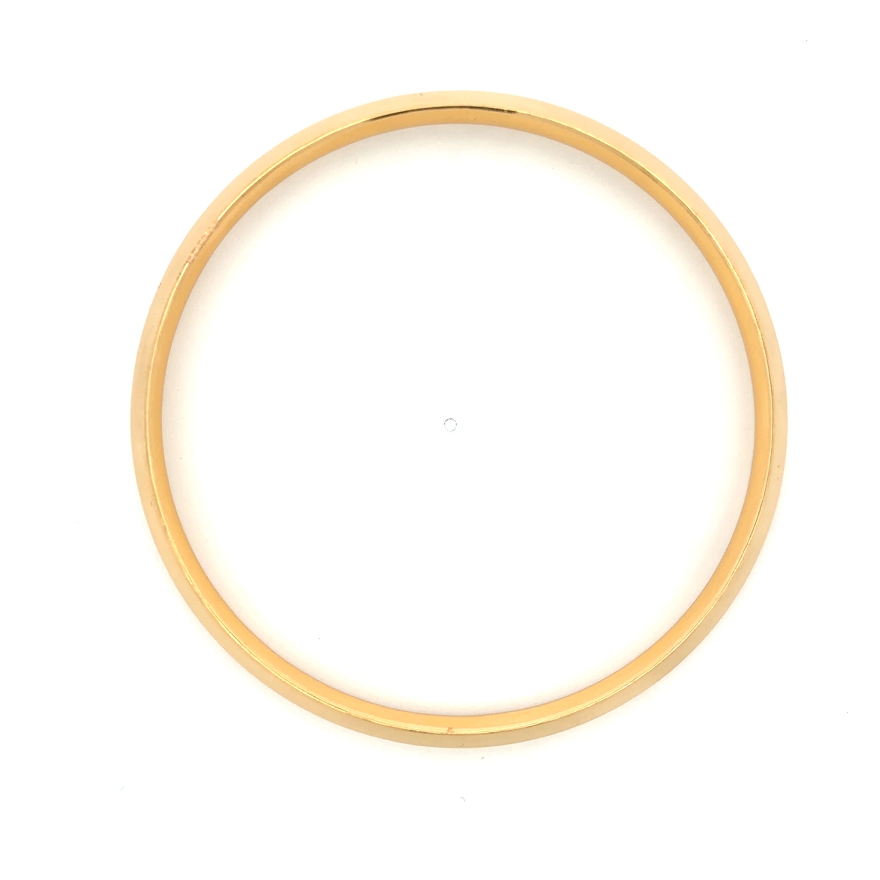 Gleaming Zest Gold Kada For Men