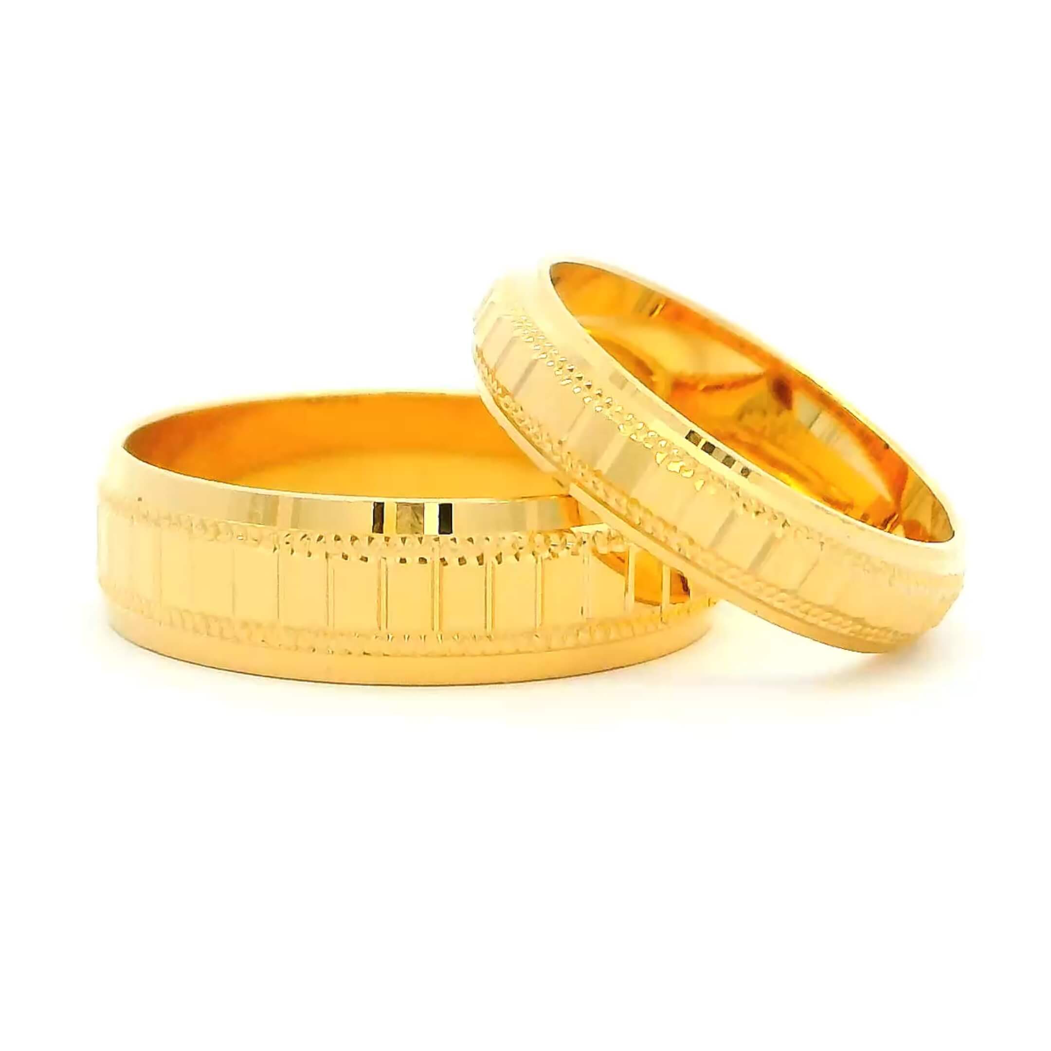 Golden Promise Gold Couple Rings