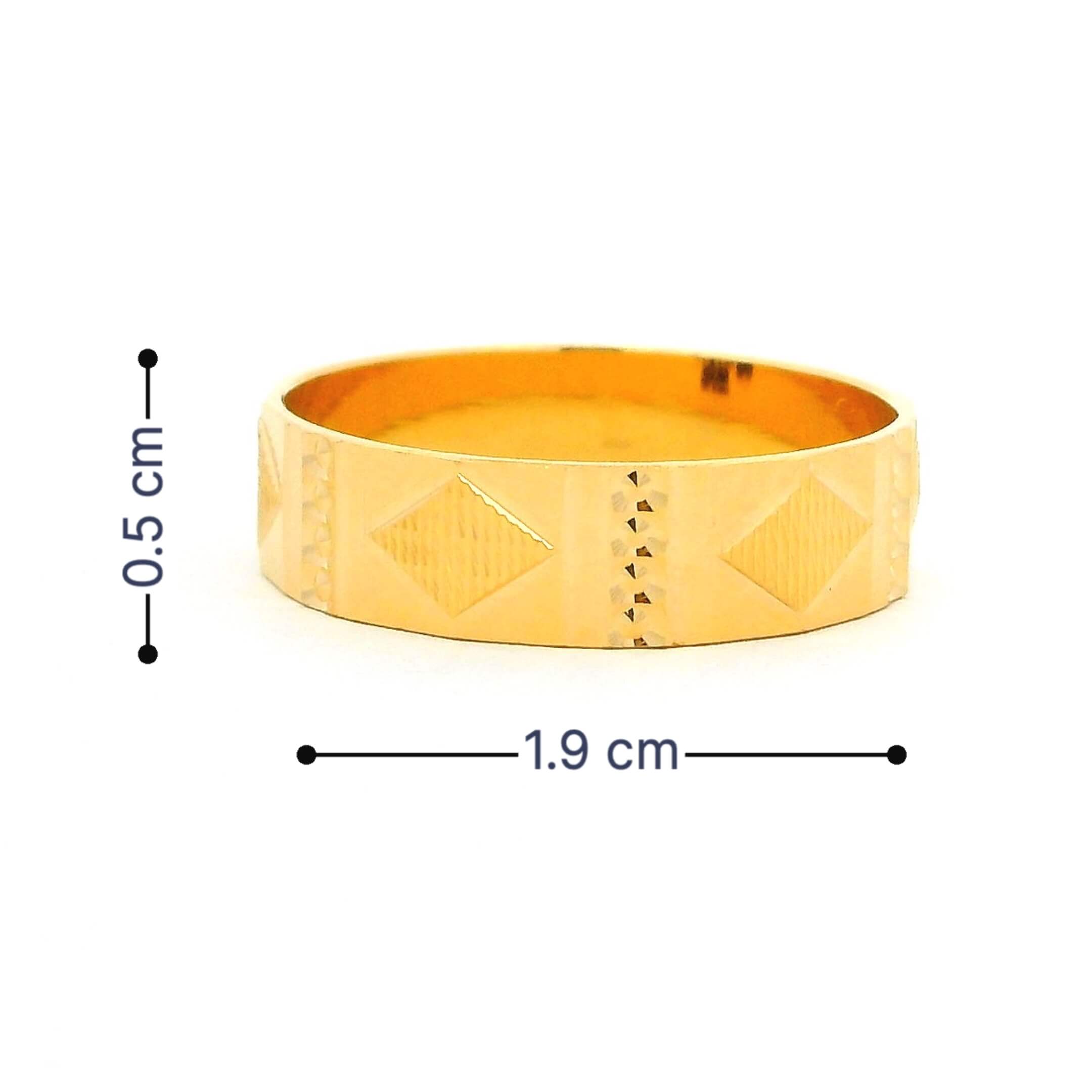 Precious Vow Gold Couple Rings