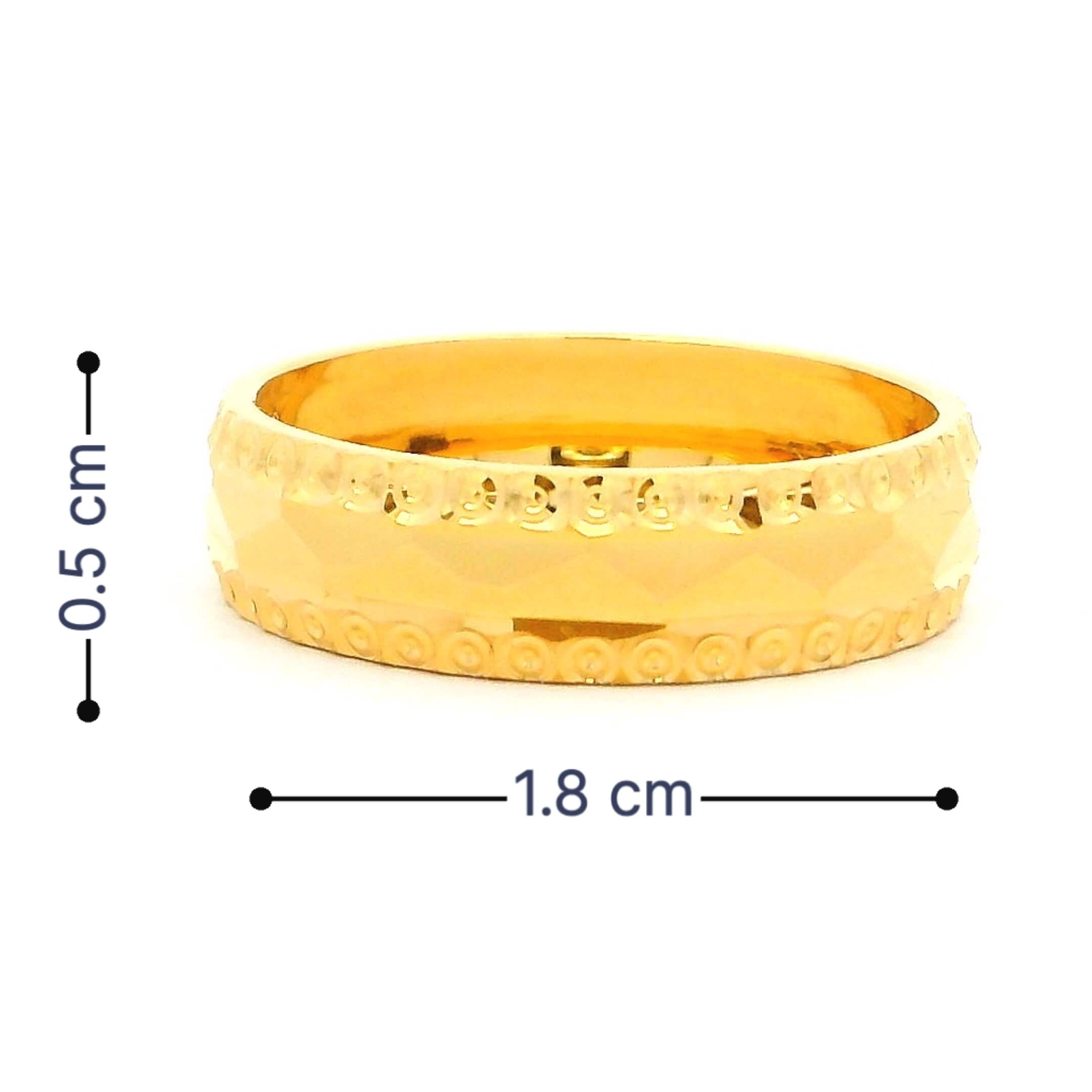 Glamourous Unity Gold Couple Rings