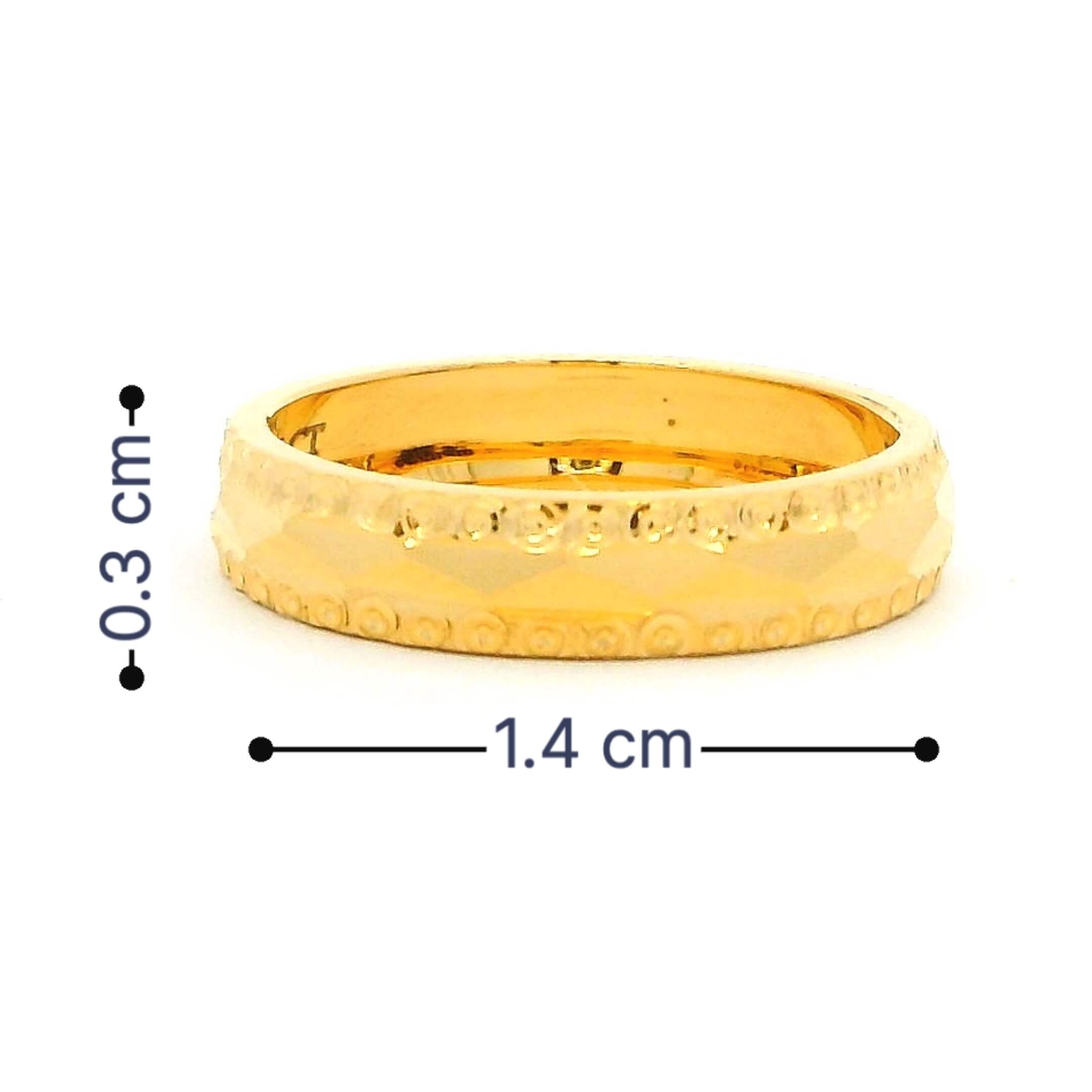 Glamourous Unity Gold Couple Rings