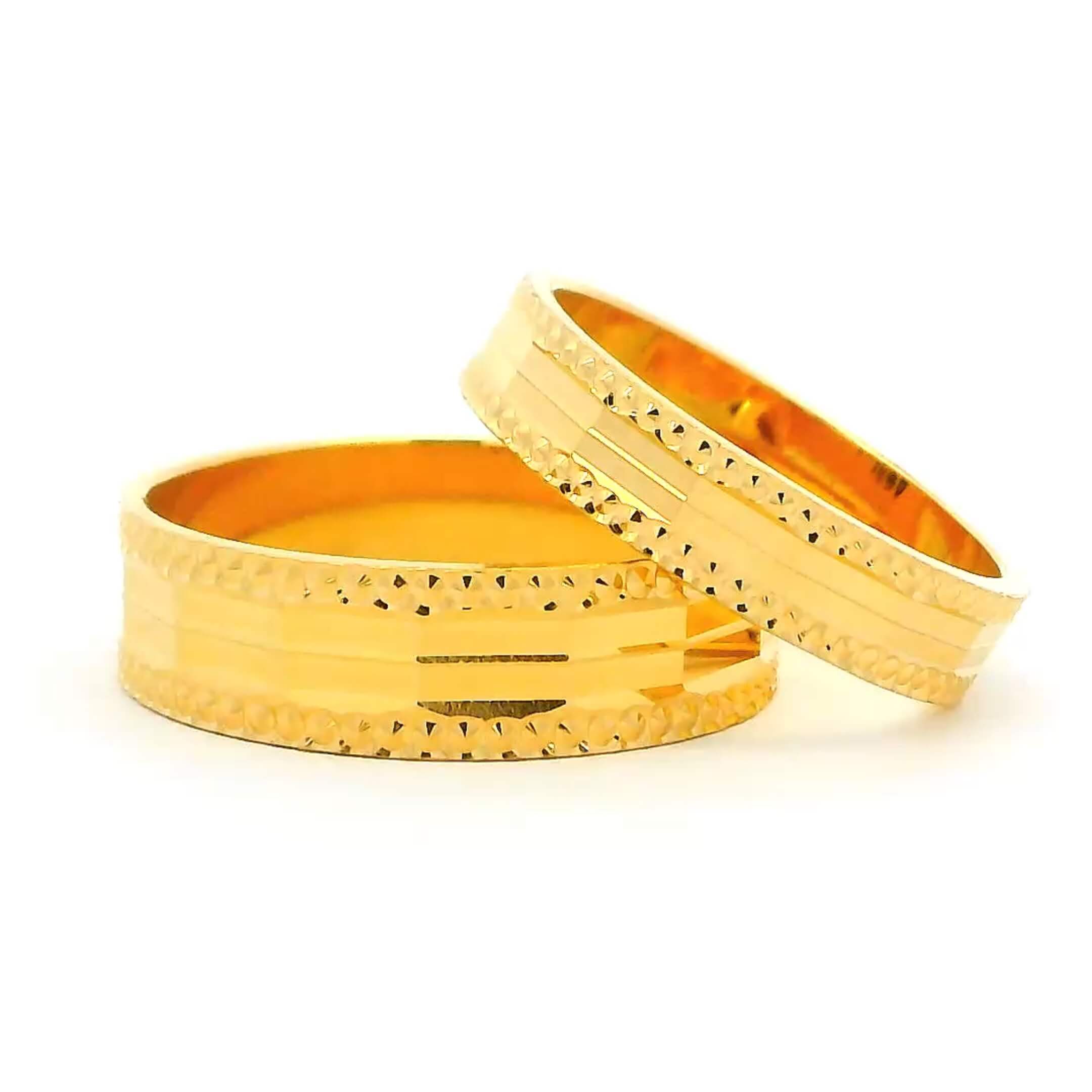 Eternal Vow Gold Couple Rings