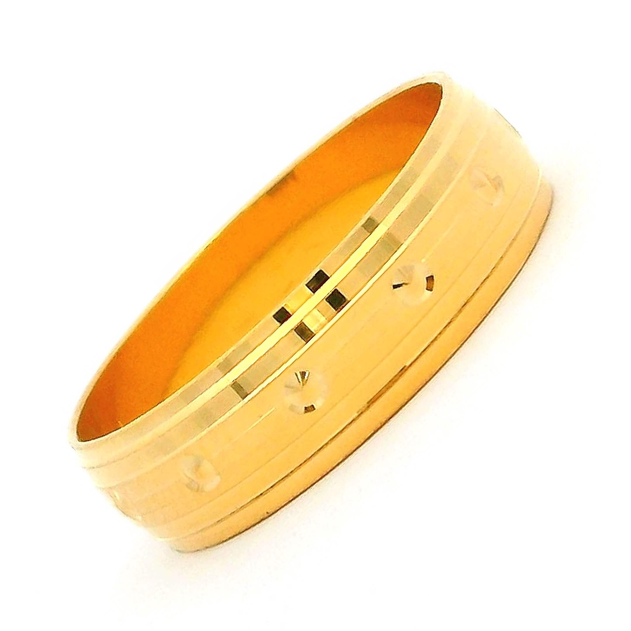Everlasting Shine Gold Couple Rings