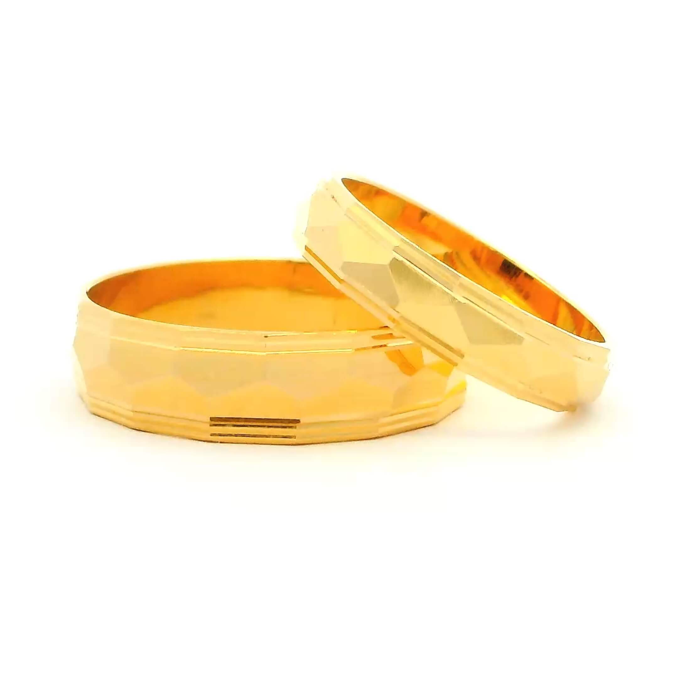 Eternal Promise Gold Couple Rings