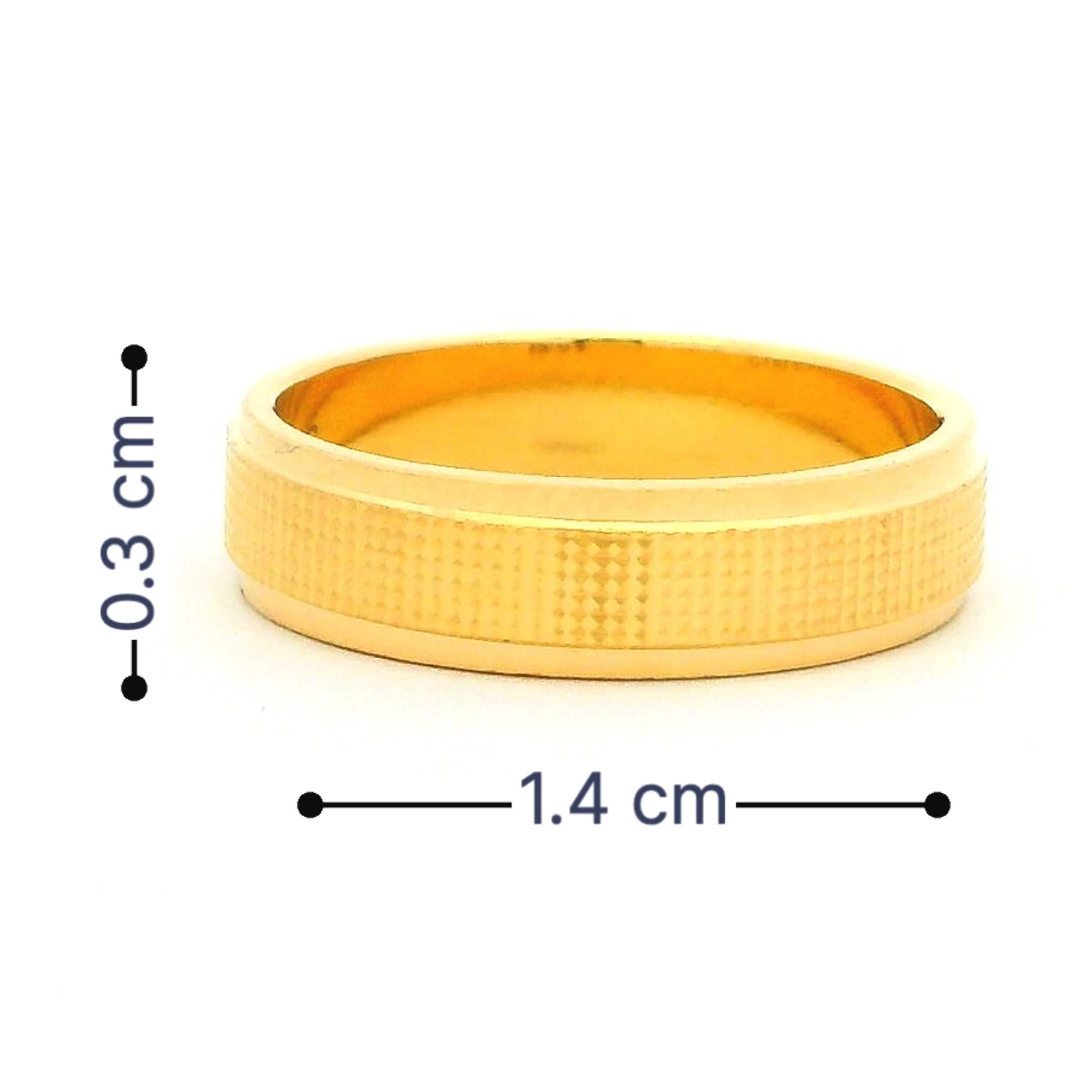 Glimmer in Love Gold Couple Rings