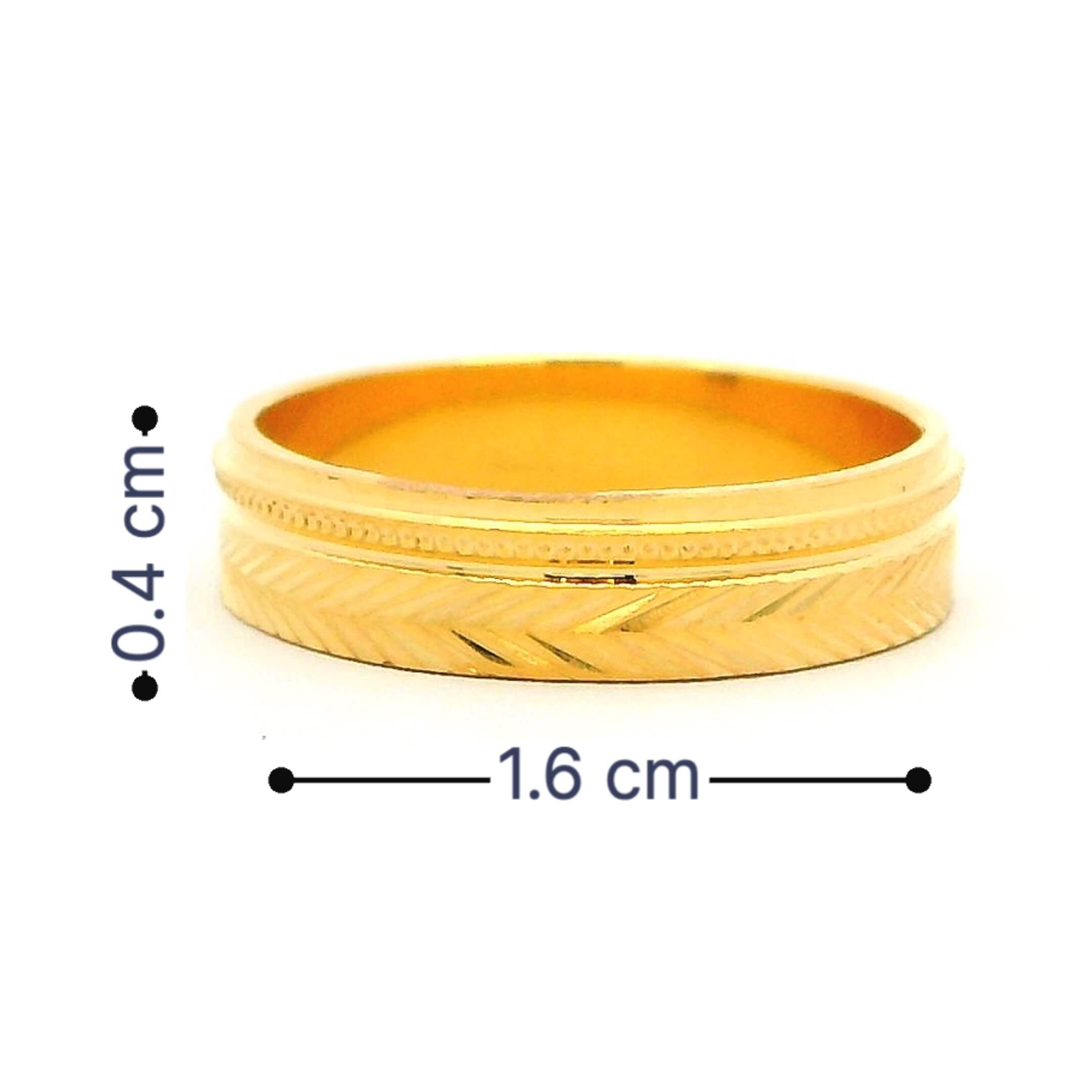 Yours Forever Gold Couple Rings