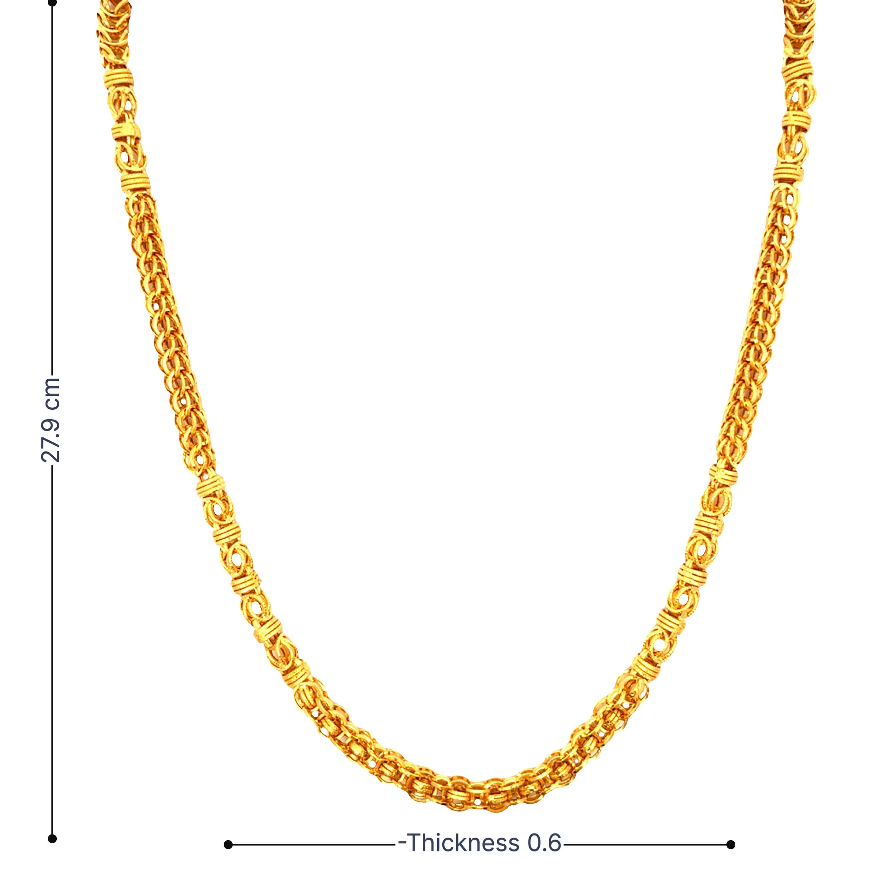 Sturdy Riveting Gold Chains for Men