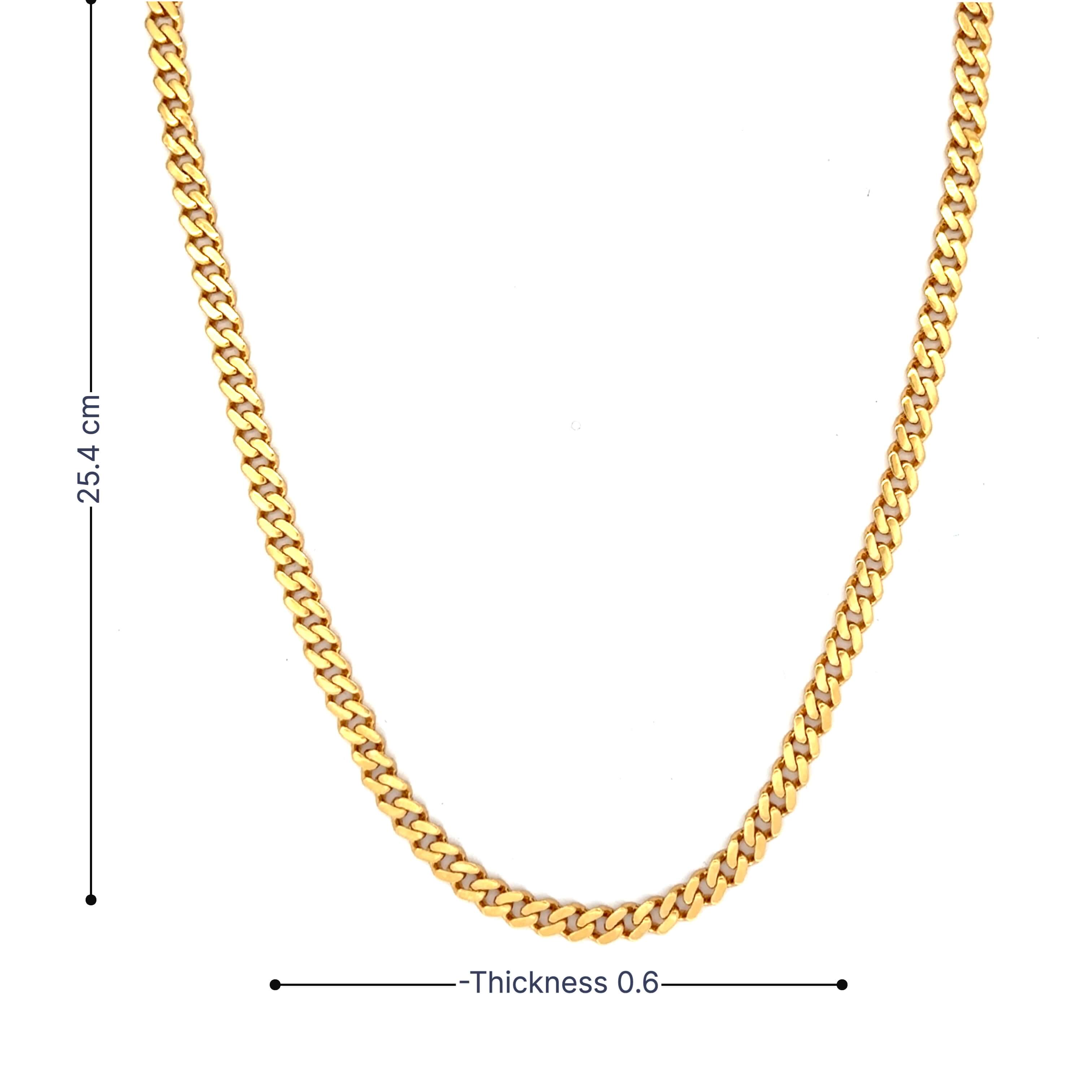 Brawny Glaze Gold Chains for Men