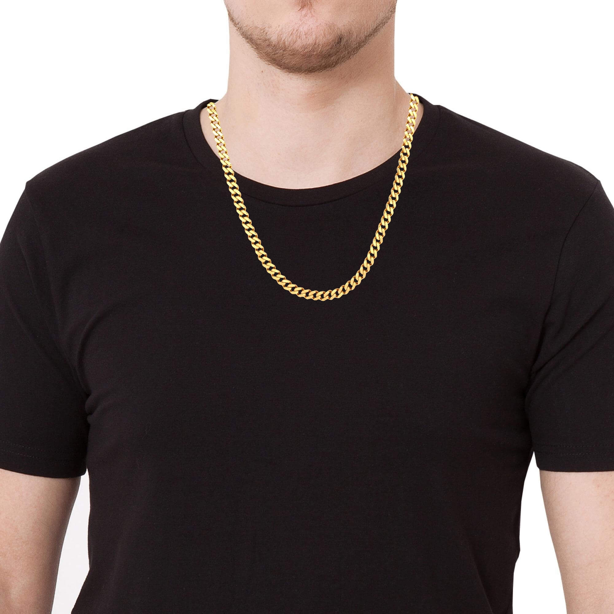 Brawny Glaze Gold Chains for Men