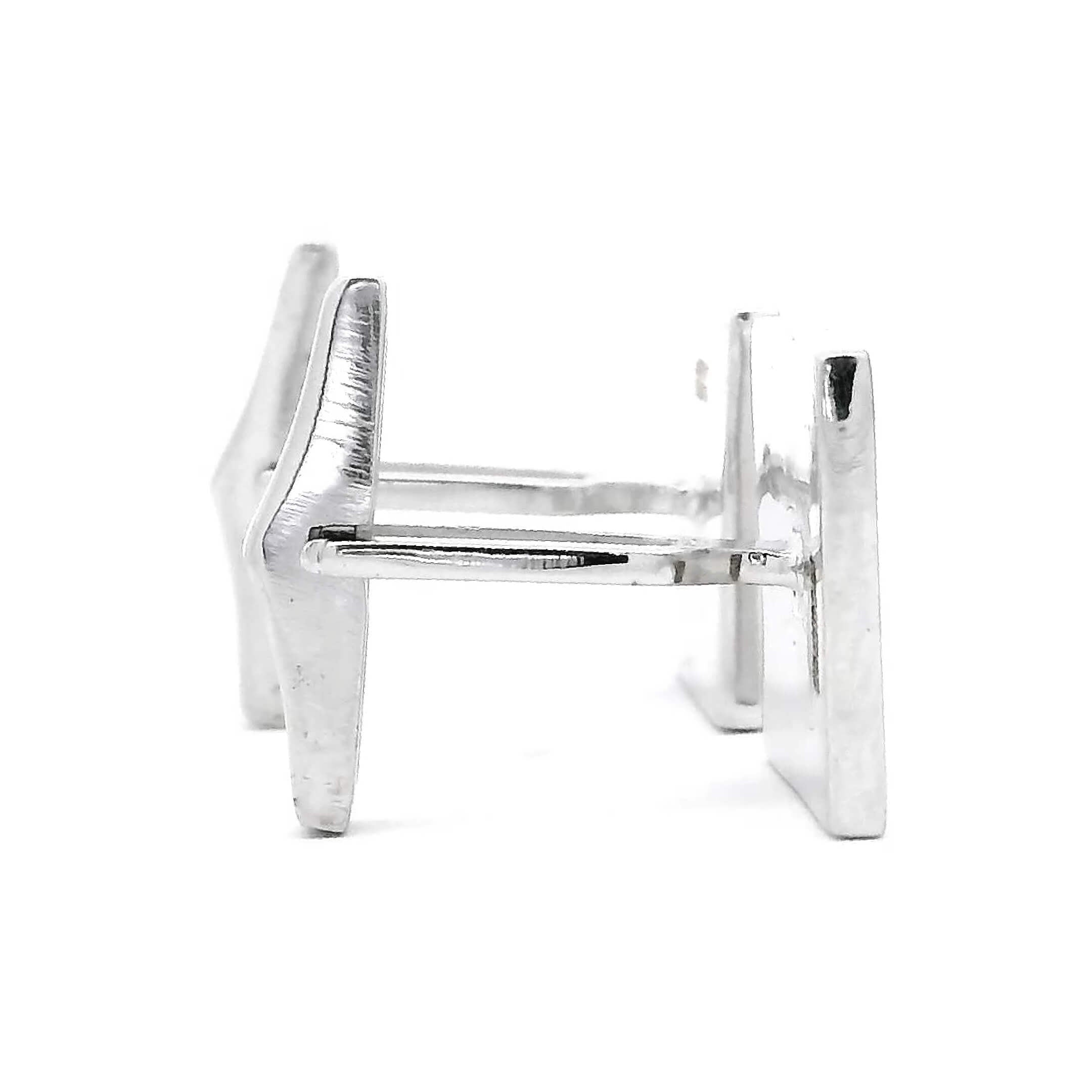 Rugged Shine Gold Cufflinks for Men